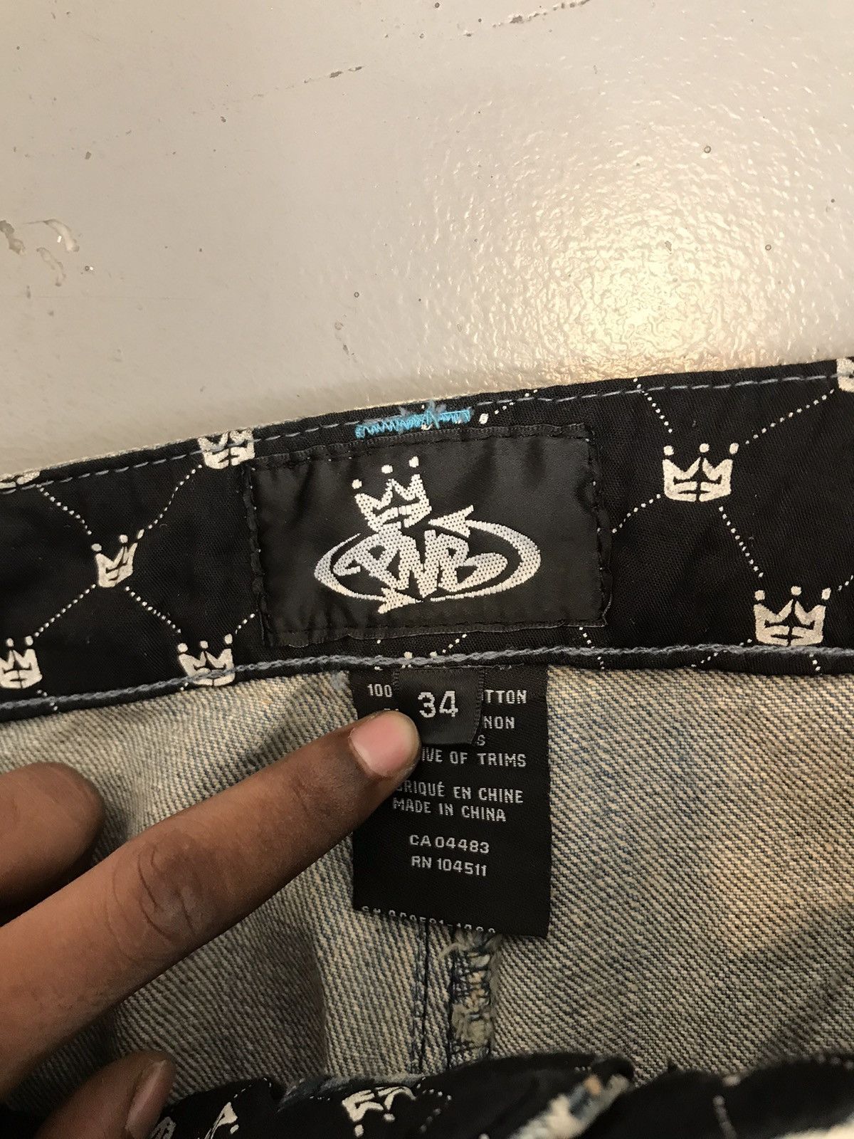 JNCO × Vintage Vintage pnb printed denim Size US 35 - 7 Thumbnail
