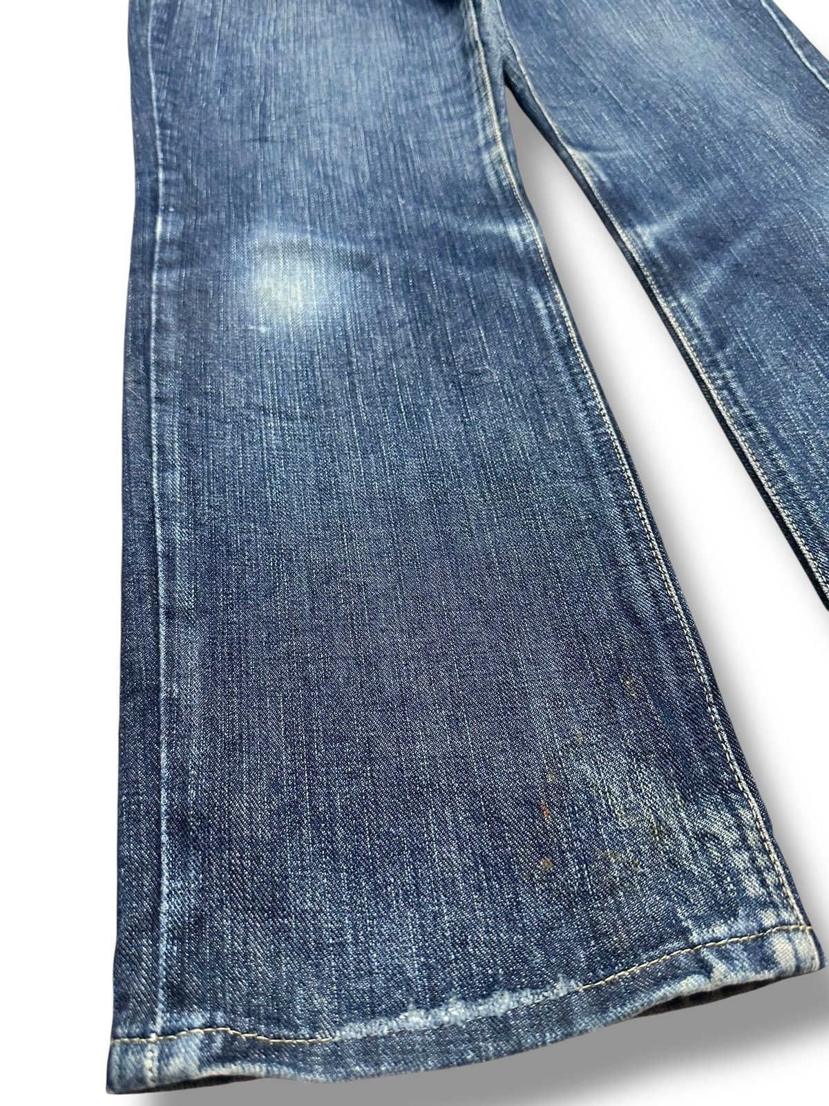 Lee Vintage Lee Riders Distressed Straight Leg Jeans Faded Wash Size US 31 - 10 Thumbnail