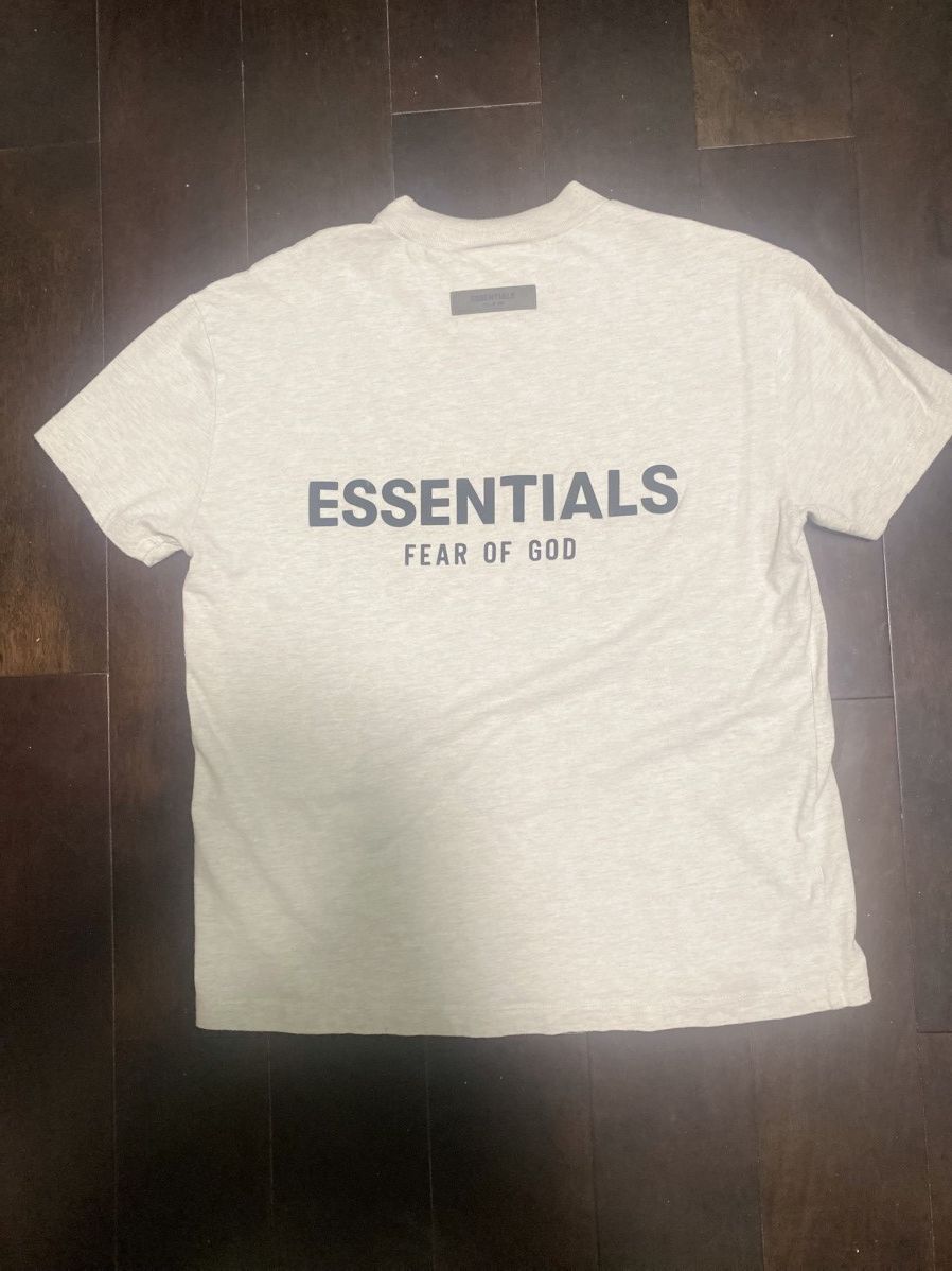 Essentials FOG Essentials T-Shirt - Light Oatmeal Size US XXS / EU 40 - 2 Thumbnail