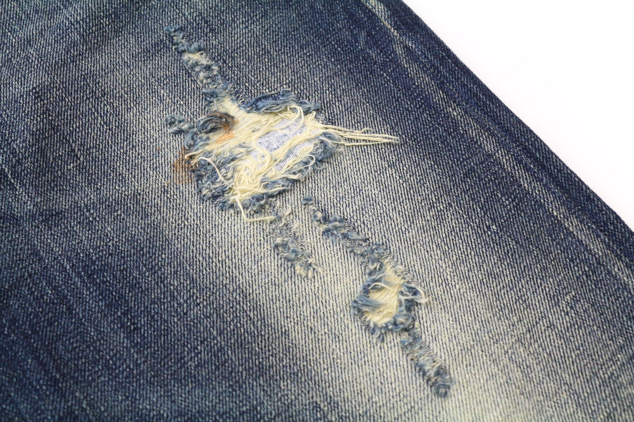 Takeshy Kurosawa TK08 W32 Blue Distressed Skinny Jeans 75259 Size US 32 / EU 48 - 9 Thumbnail
