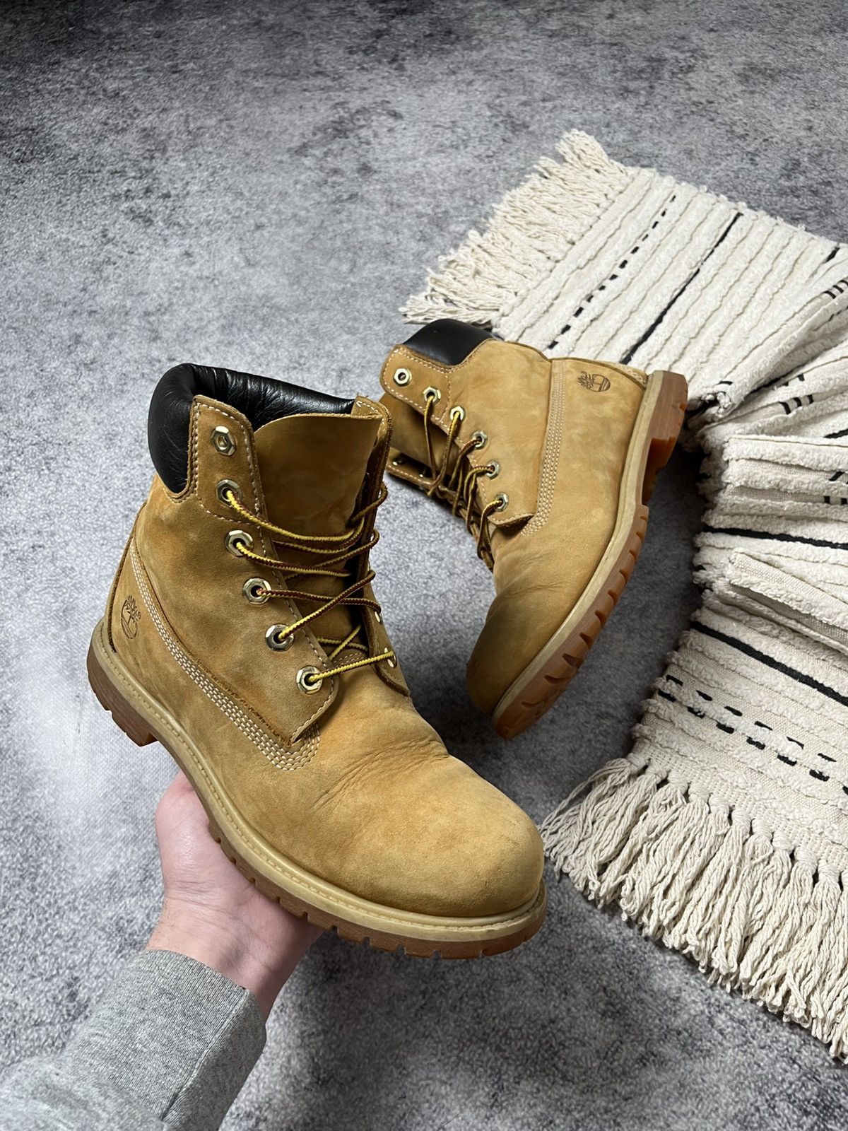 Timberland 🔥Timberland Vintage Work 6-Inch Boots Black 00’s Y2K Nubuck Size US 8.5 / EU 41-42 - 3 Thumbnail