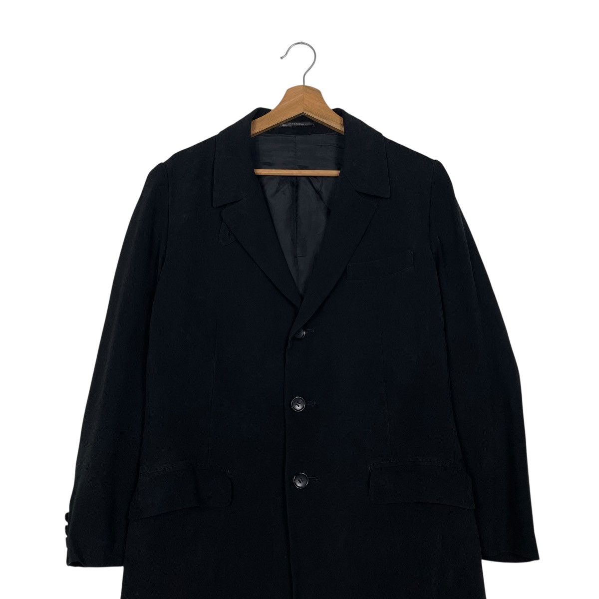 Yohji Yamamoto Yohji Yamamoto Signature Cupro Coat Size US M / EU 48-50 / 2 - 2 Thumbnail