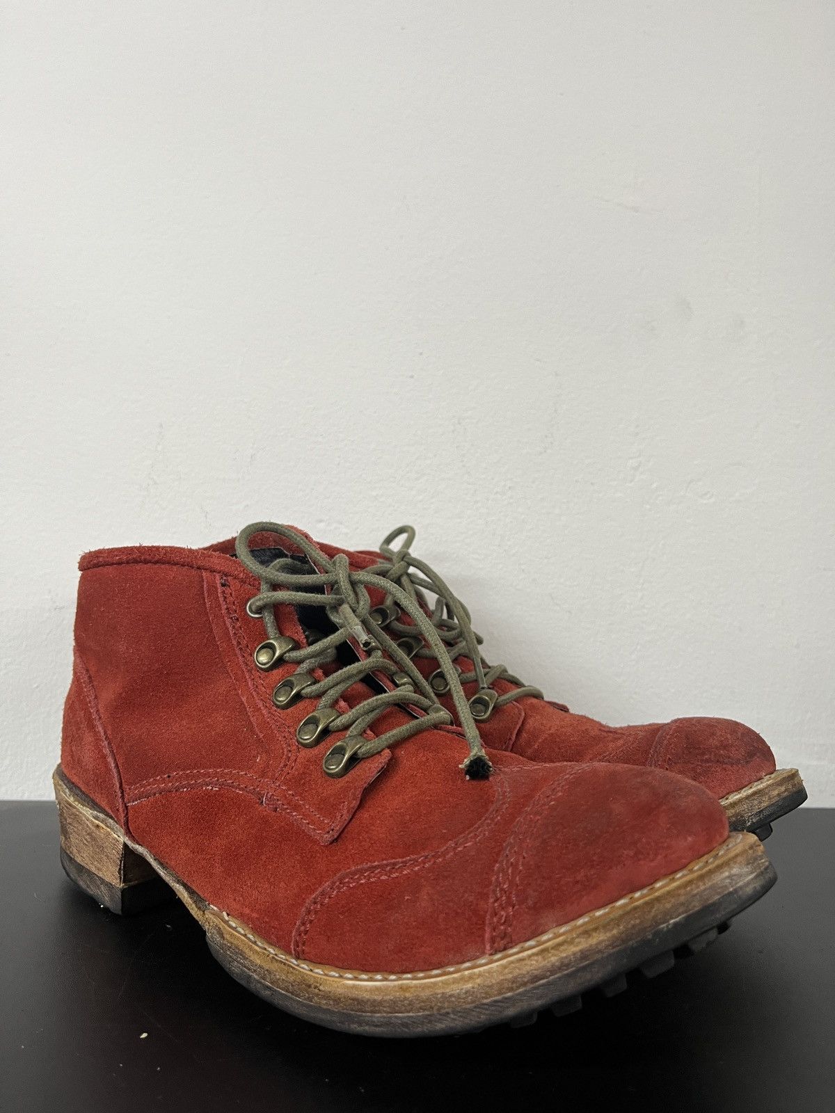 Dirk Bikkembergs WHOOP-DE-DOO SUEDE LEATHER WINGTIP BOOTS Size US 9 / EU 42 - 11 Thumbnail