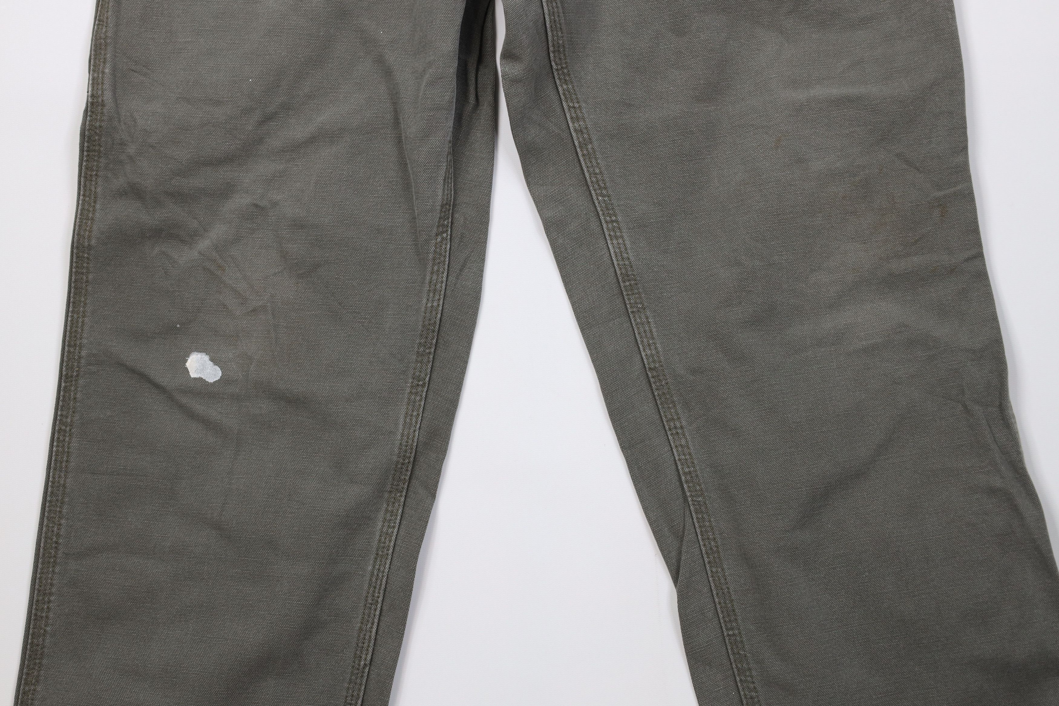 Carhartt Vintage Y2K Carhartt Relaxed Dungaree Wide Leg Pants Green Size US 34 / EU 50 - 3 Thumbnail