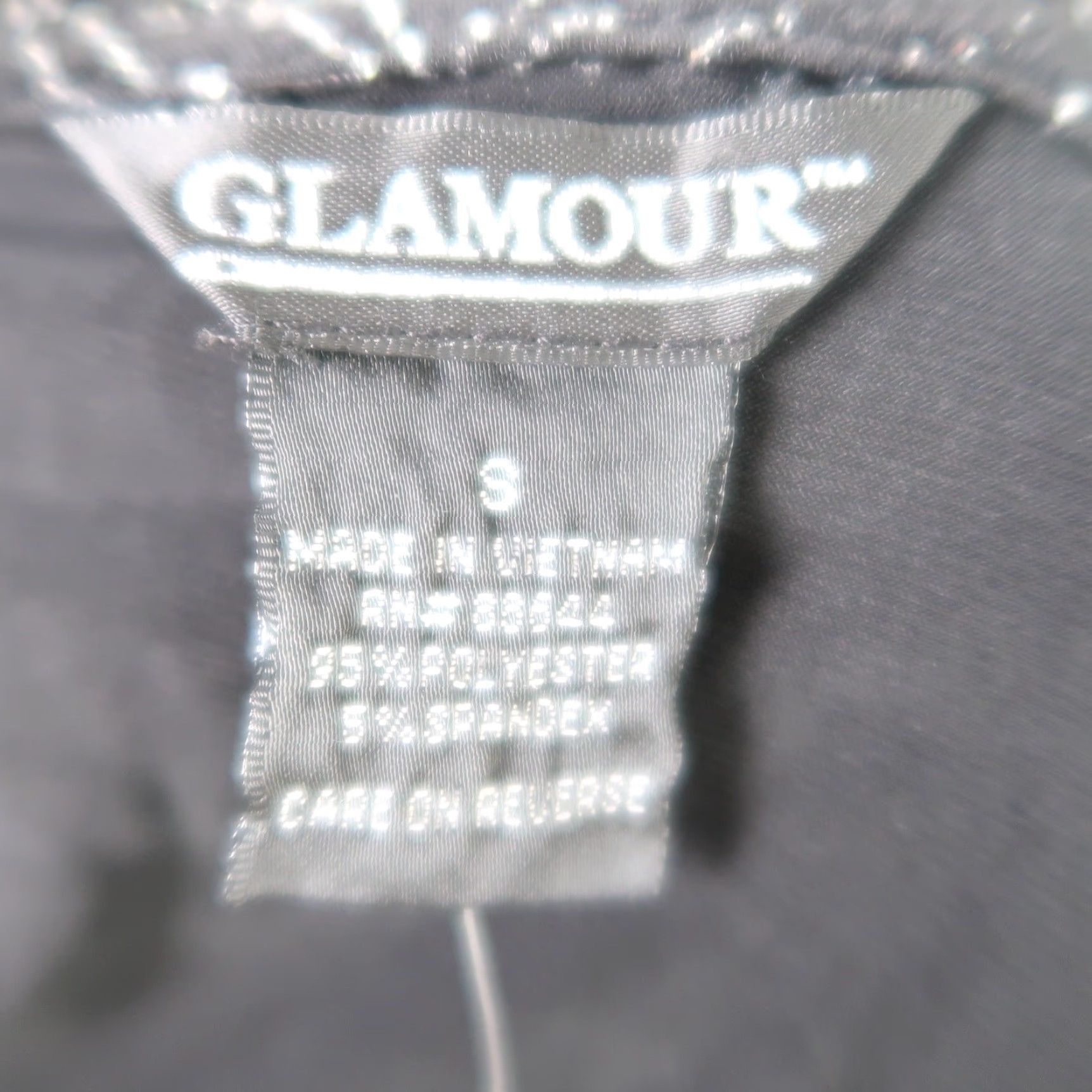 Vintage VINTAGE Glamour Jacket Bolero Shrug Short Black Silver Metallic Ruffle Trim Women S Size S Party/Cocktail Size S / US 4 / IT 40 - 6 Thumbnail