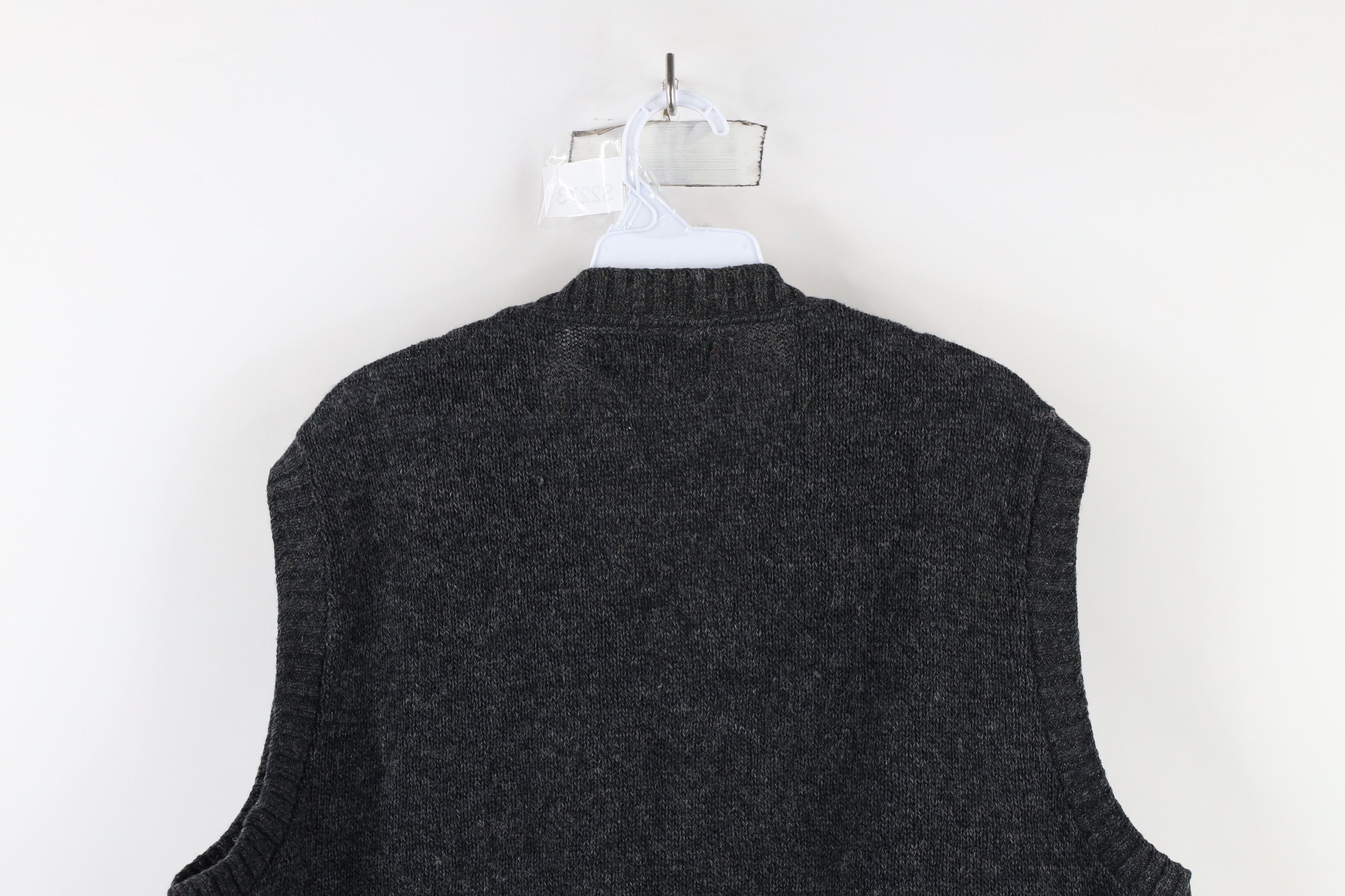 Vintage Vintage 90s Shetland Wool Herringbone Knit Sweater Vest USA Size US XL / EU 56 / 4 - 9 Thumbnail