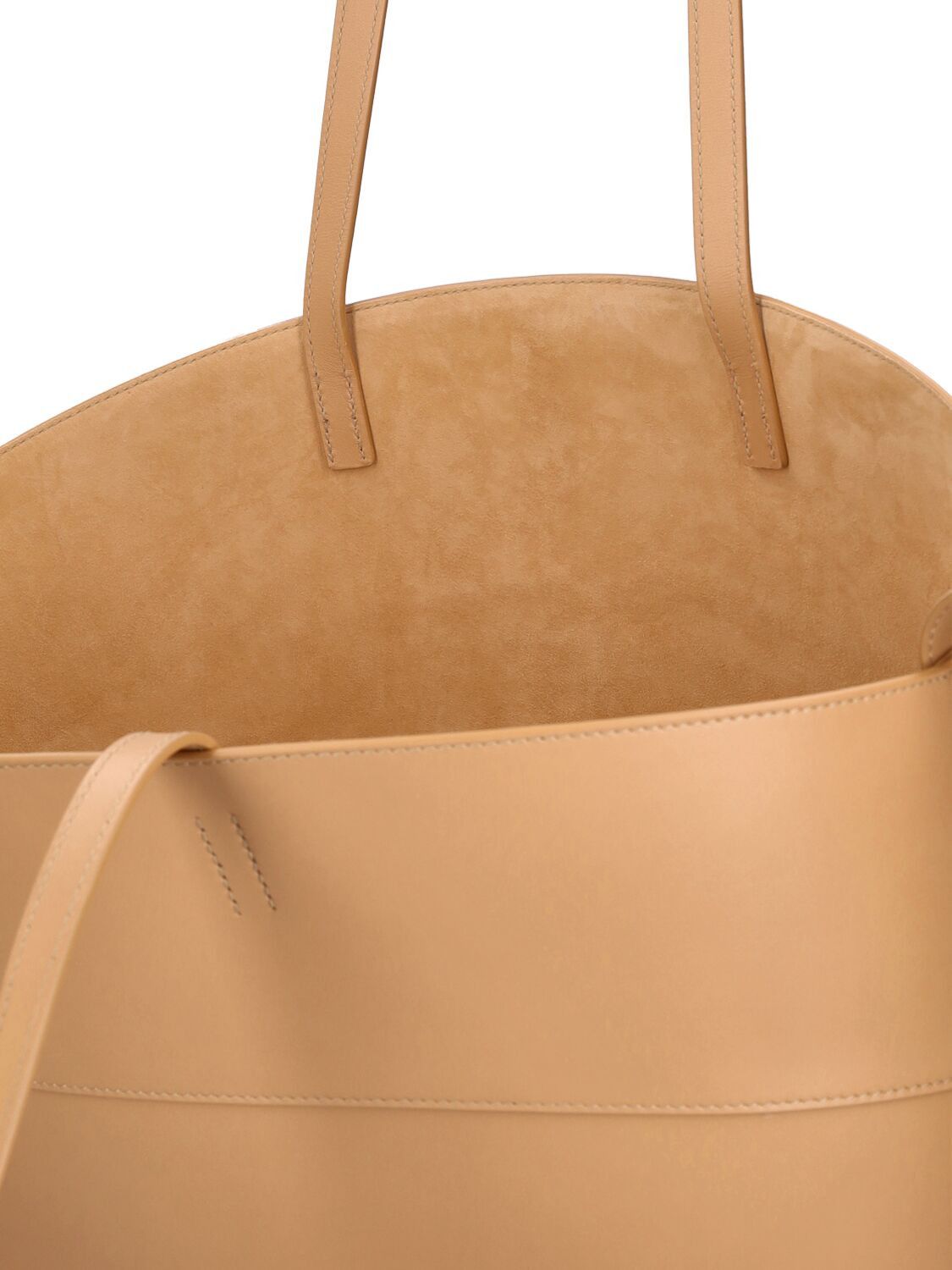 Salvatore Ferragamo o1s1rm1224 Size: OS / Medium Entry Leather Tote Bag in Camel Size ONE SIZE - 2 Thumbnail