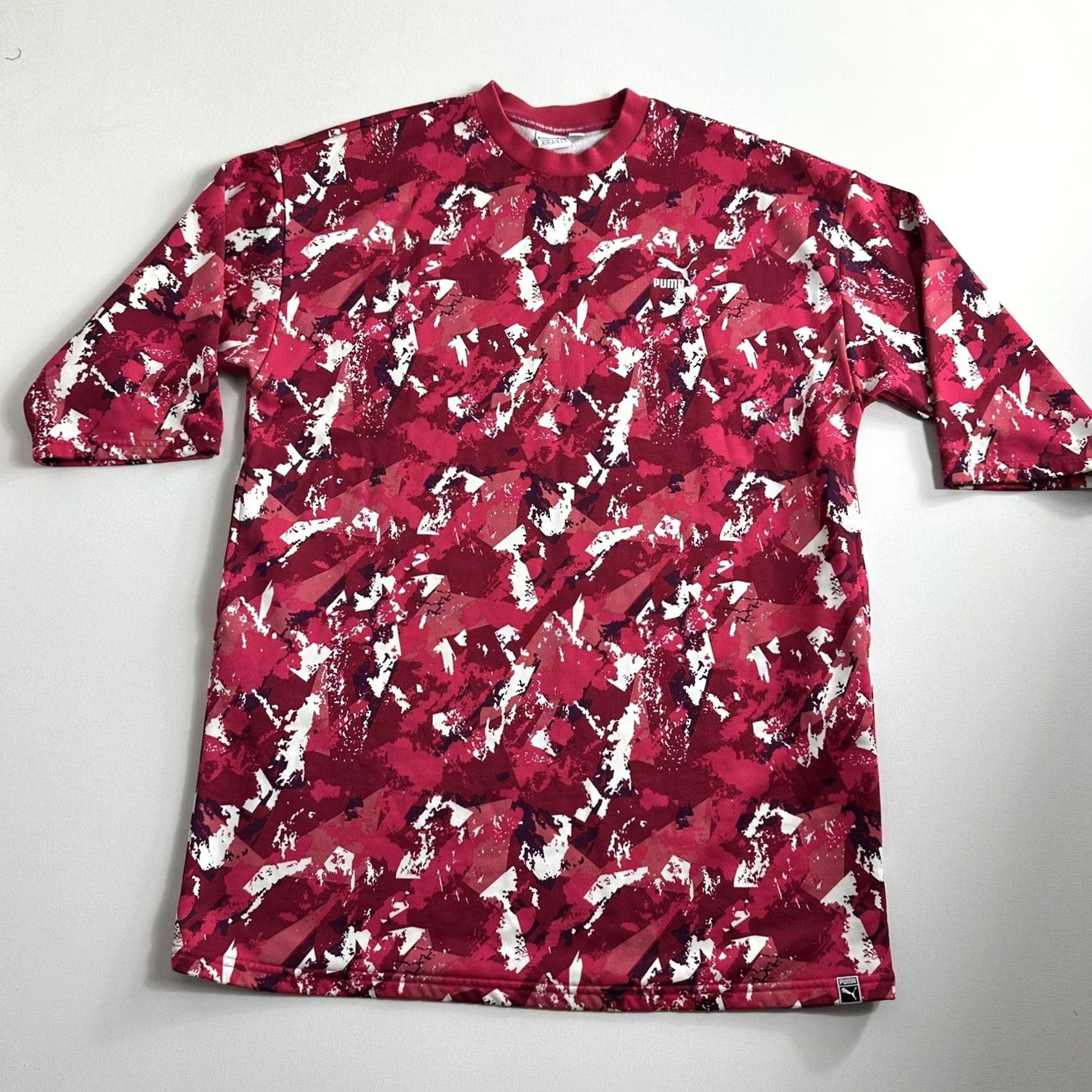 Puma PUMA Women's Camouflage Sweatshirt Dress With Pockets Size XL Multicolor Short Crew Neck 3/4 Sleeve Sweater Dress Casual Women Pockets Colorful Size XL / US 12-14 / IT 48-50 - 2 Thumbnail