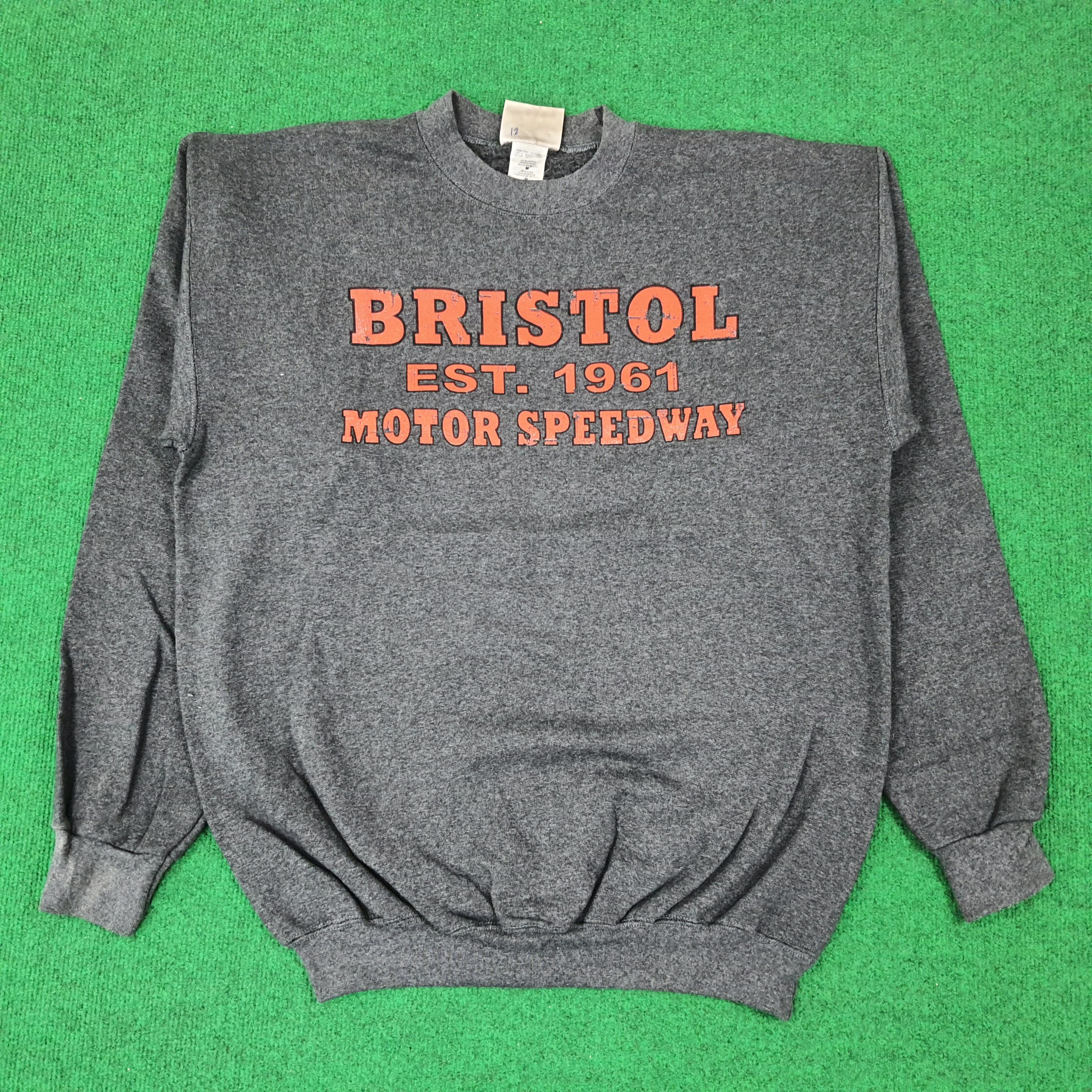 Hanes × Vintage Vintage Bristol Motor Speedway Biker Sweatshirt C230N4 Size US M / EU 48-50 / 2 - 1 Thumbnail