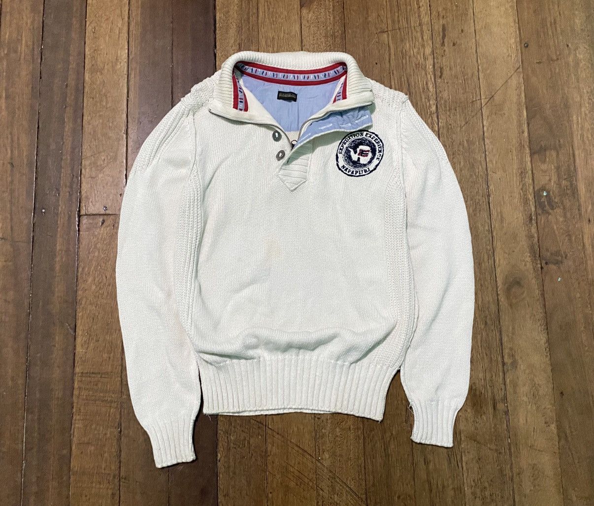 Napapijri Napapijri Cable knit Jacket Size US M / EU 48-50 / 2 - 1 Thumbnail