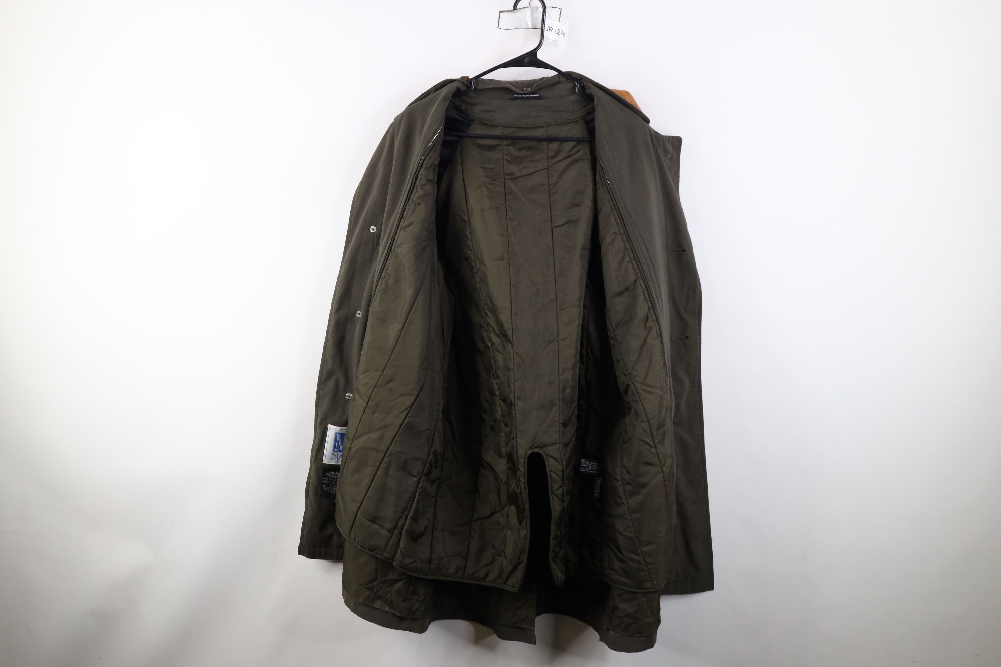 Vintage Vintage 90s Streetwear Lined Microfiber Trench Coat Jacket Size US XXL / EU 58 / 5 - 10 Thumbnail