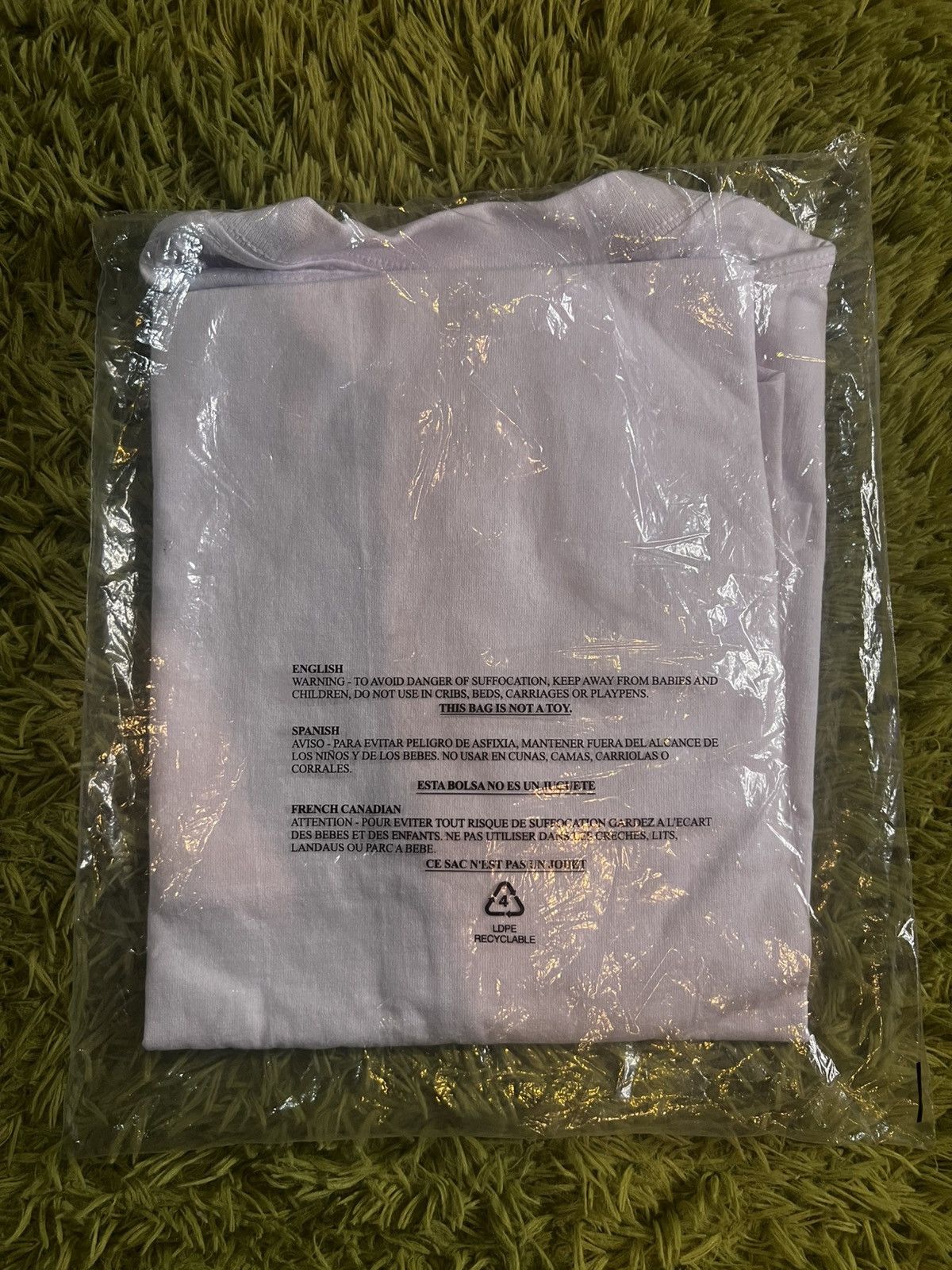 BRAND NEW White FTP Rhinestone Logo Tee Size Large