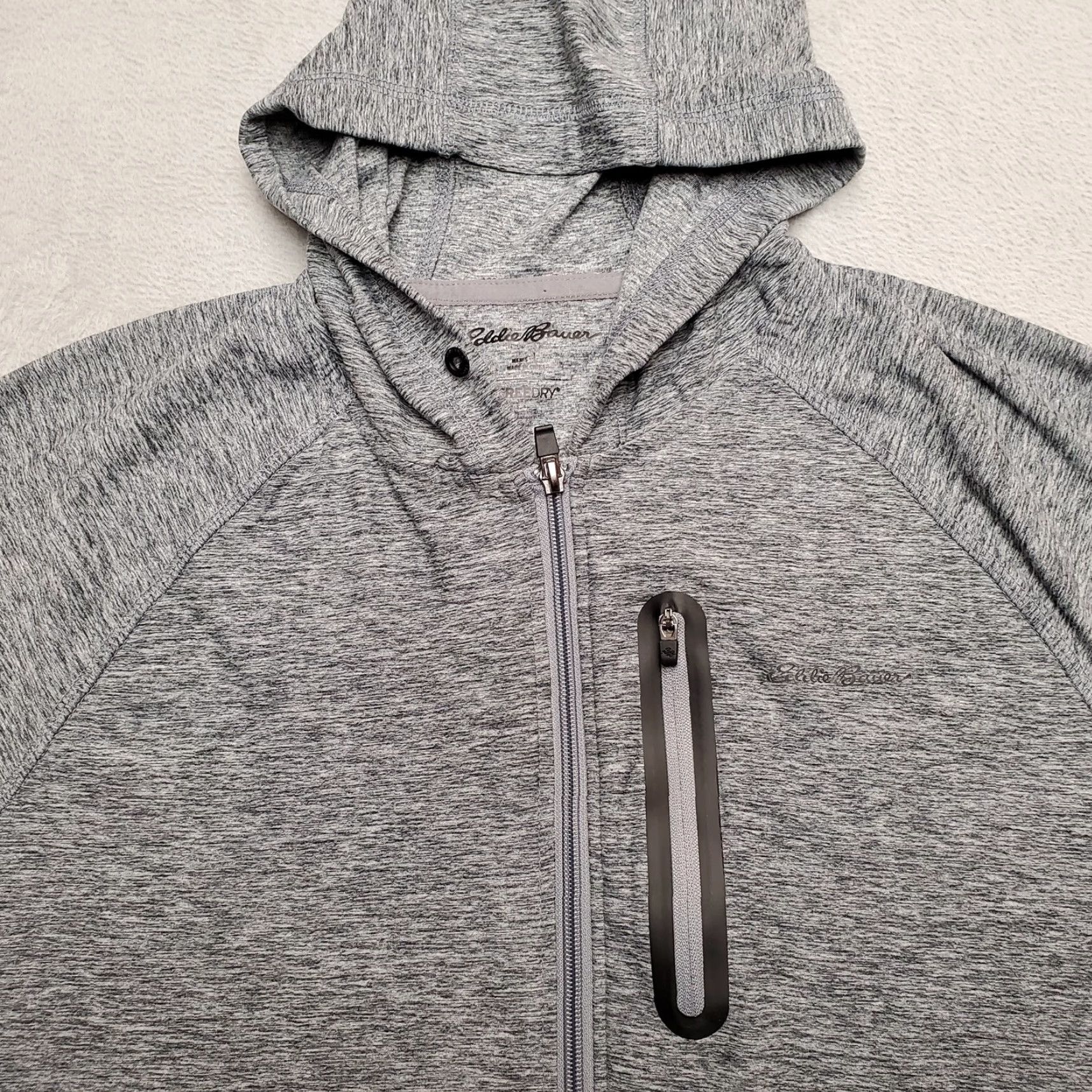 Eddie Bauer Eddie Bauer Hoodie Men L Gray Freedry Performance Stretch Long Sleeve Jacket Size US L / EU 52-54 / 3 - 2 Thumbnail