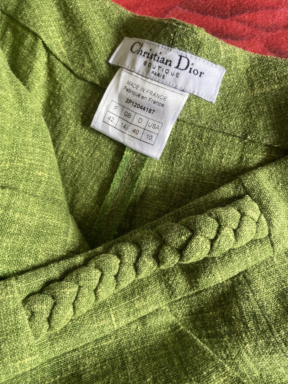 Dior SS2002 Christian Dior John Galliano Linen Blend Pant Size US 34 / EU 50 - 11 Thumbnail