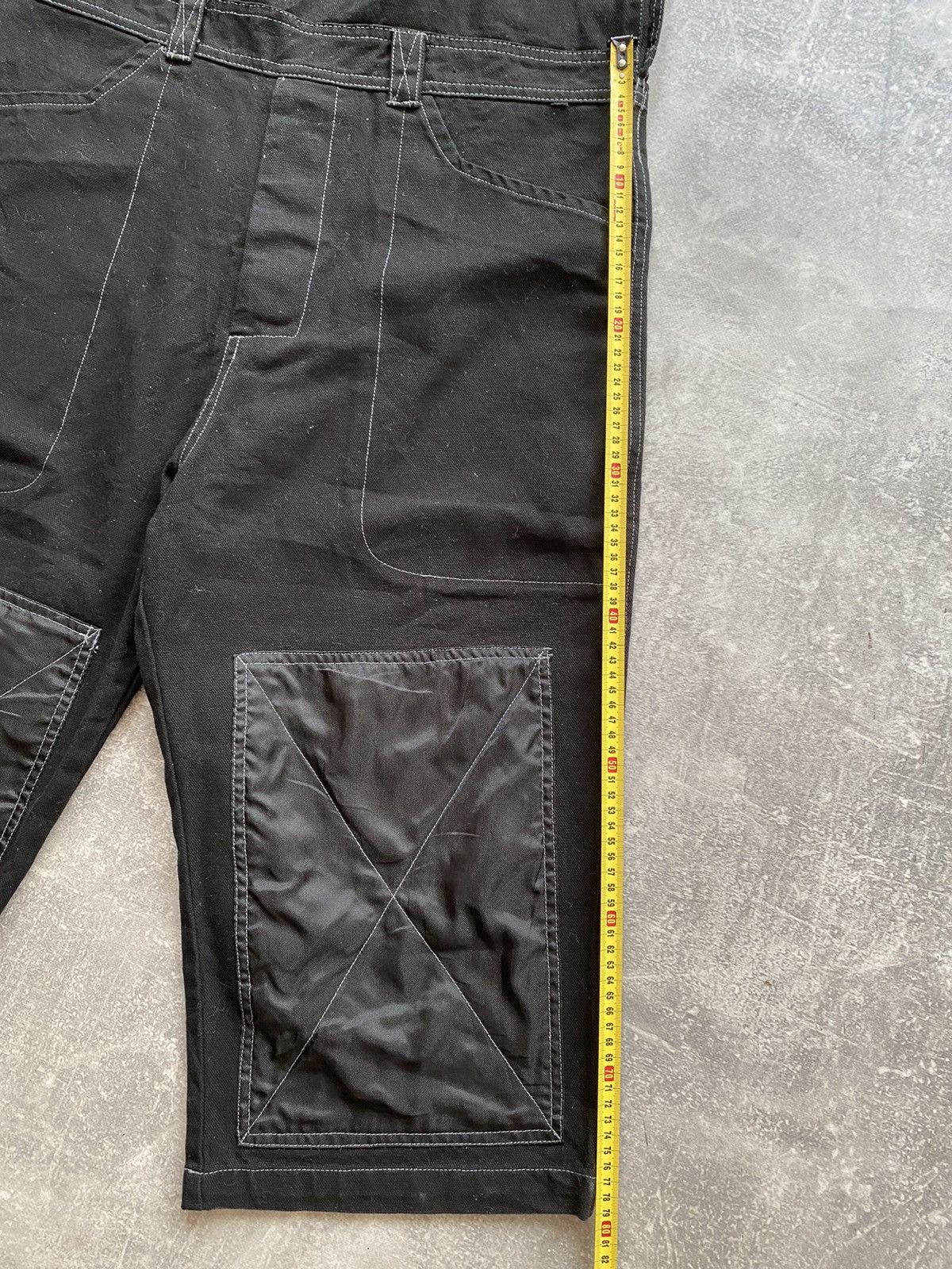20471120 × Japanese Brand Vintage Bad Mad Hardwear Baggy Double Knee Overall Size US 30 / EU 46 - 9 Thumbnail