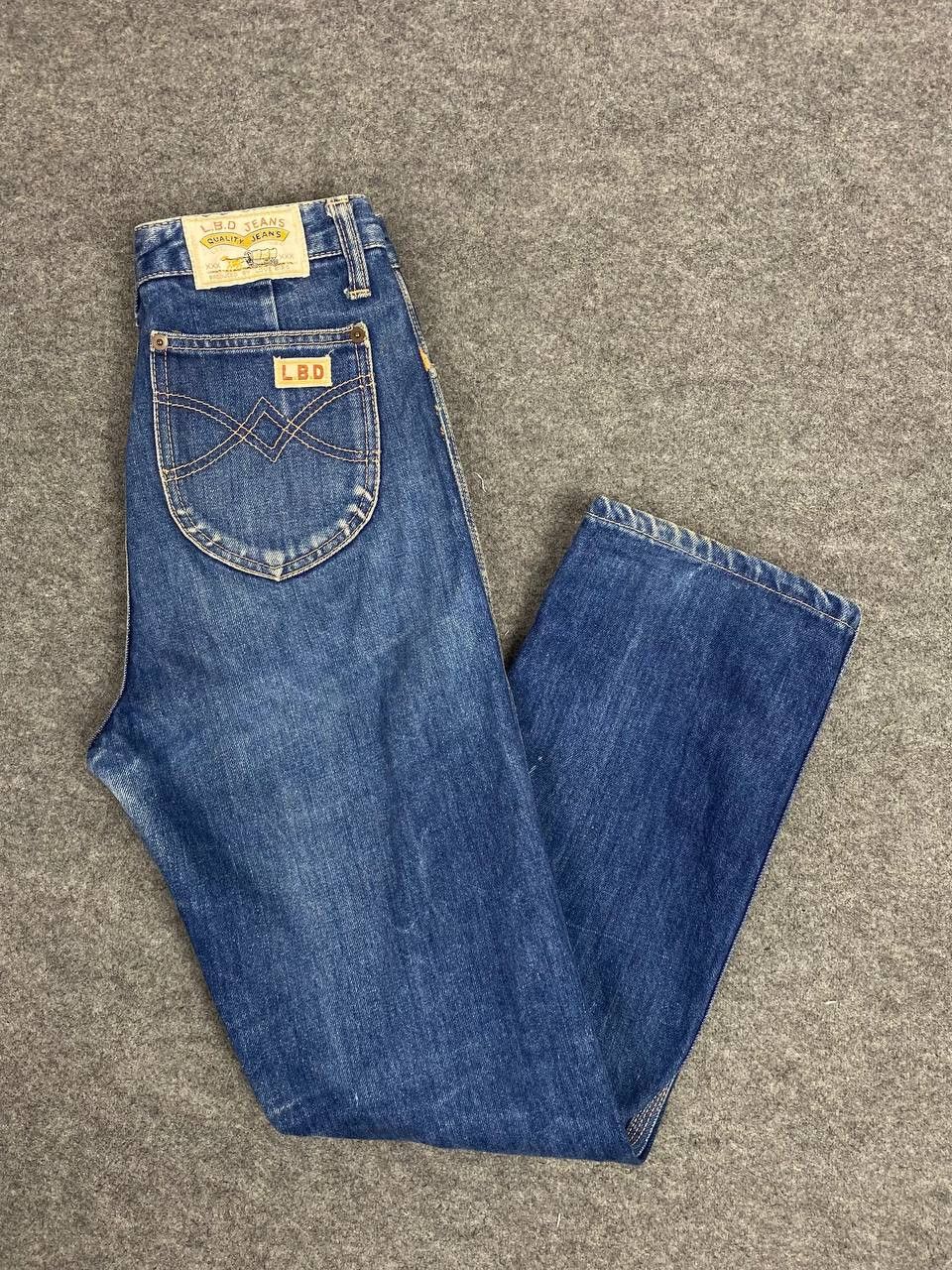 Vintage vintage lovebird denim talon zipper nice design Size US 27 - 2 Thumbnail