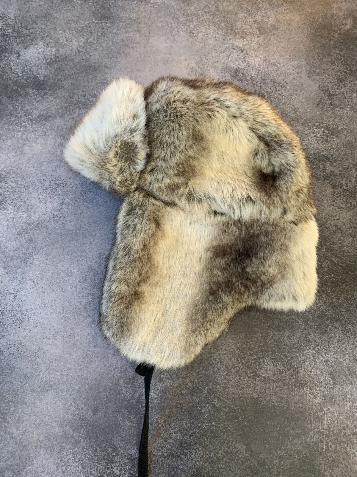 Japanese Brand Vintage Crazy Y2k Mohair Fuzzy Hat Ushanka Punk Huge Size ONE SIZE - 6 Thumbnail