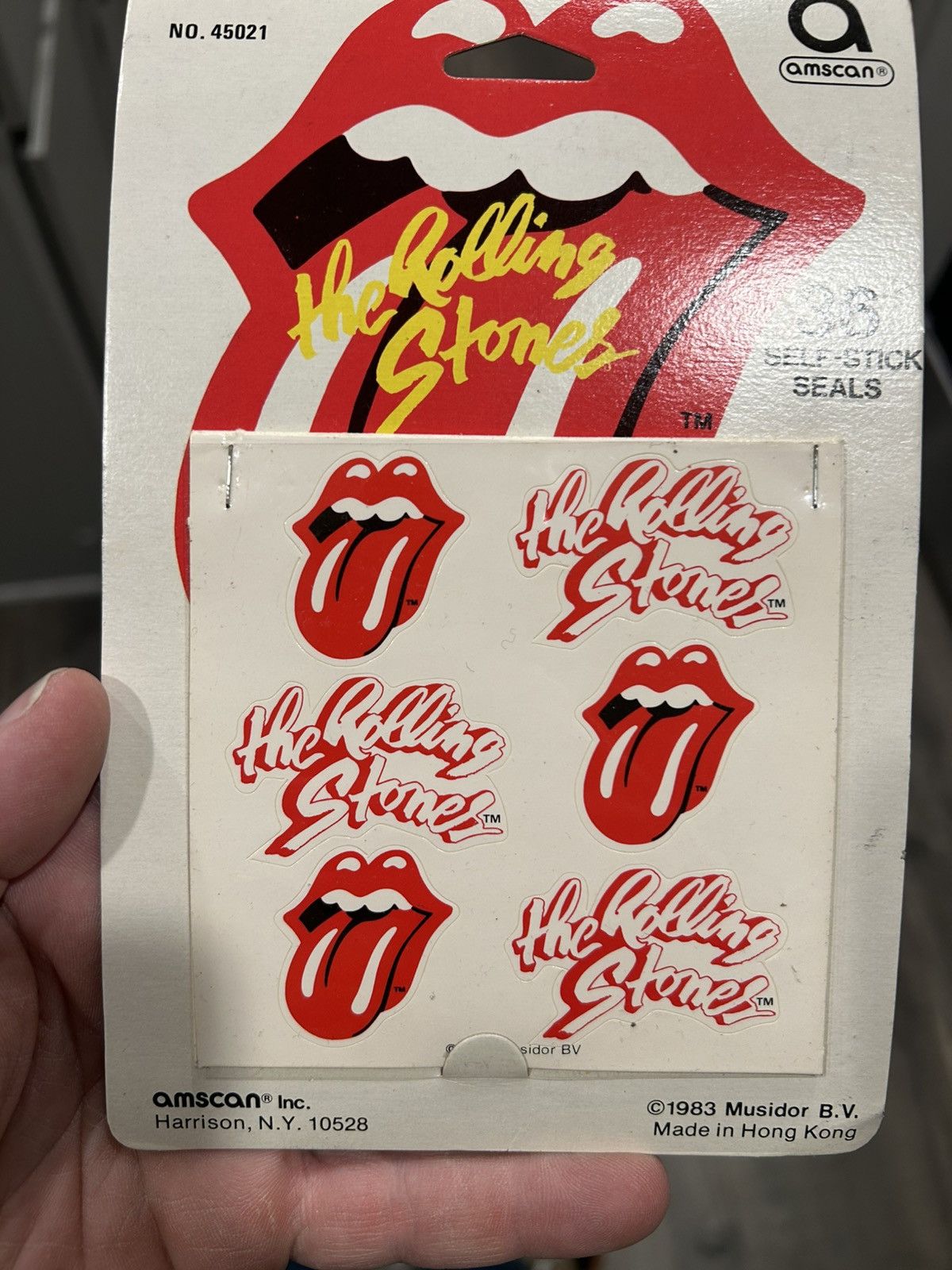 The Rolling Stones × Vintage The Rolling Stones Vintage 1983 Stickers Size ONE SIZE - 1 Thumbnail