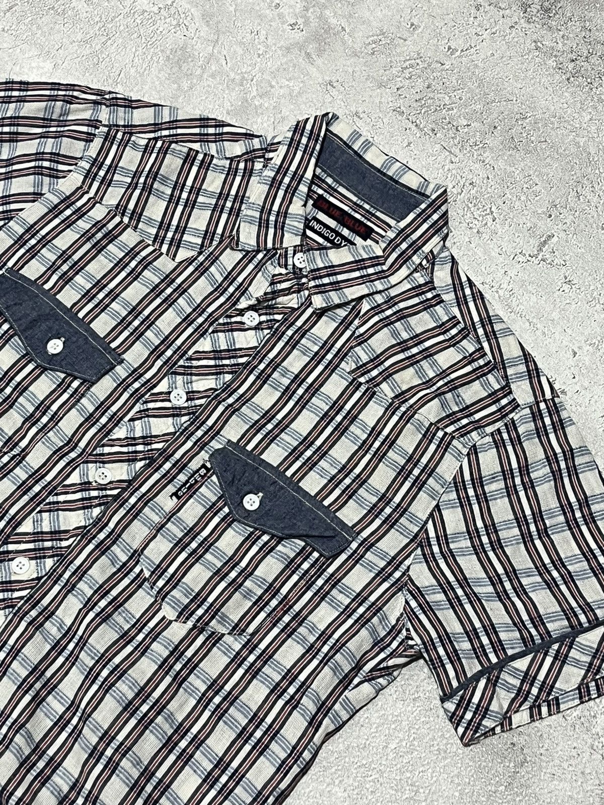 Blue Blue Japan × Japanese Brand Blue Blue Japan Indigo Dye shirt Size US M / EU 48-50 / 2 - 2 Thumbnail