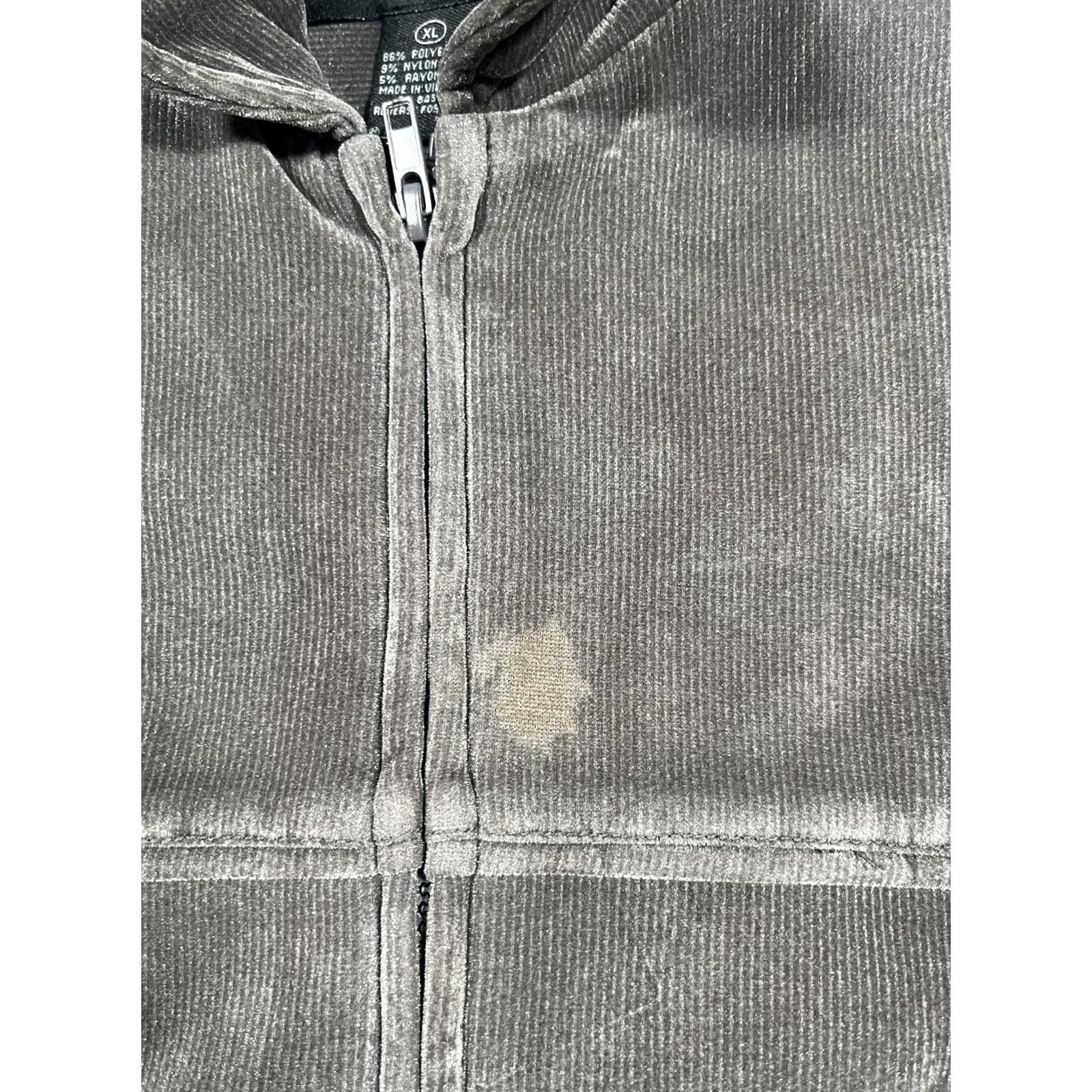 Vintage Brigata Jacket Mens XL Gray Corduroy Full Zip Lined Bomber Casual Size US XL / EU 56 / 4 - 4 Thumbnail