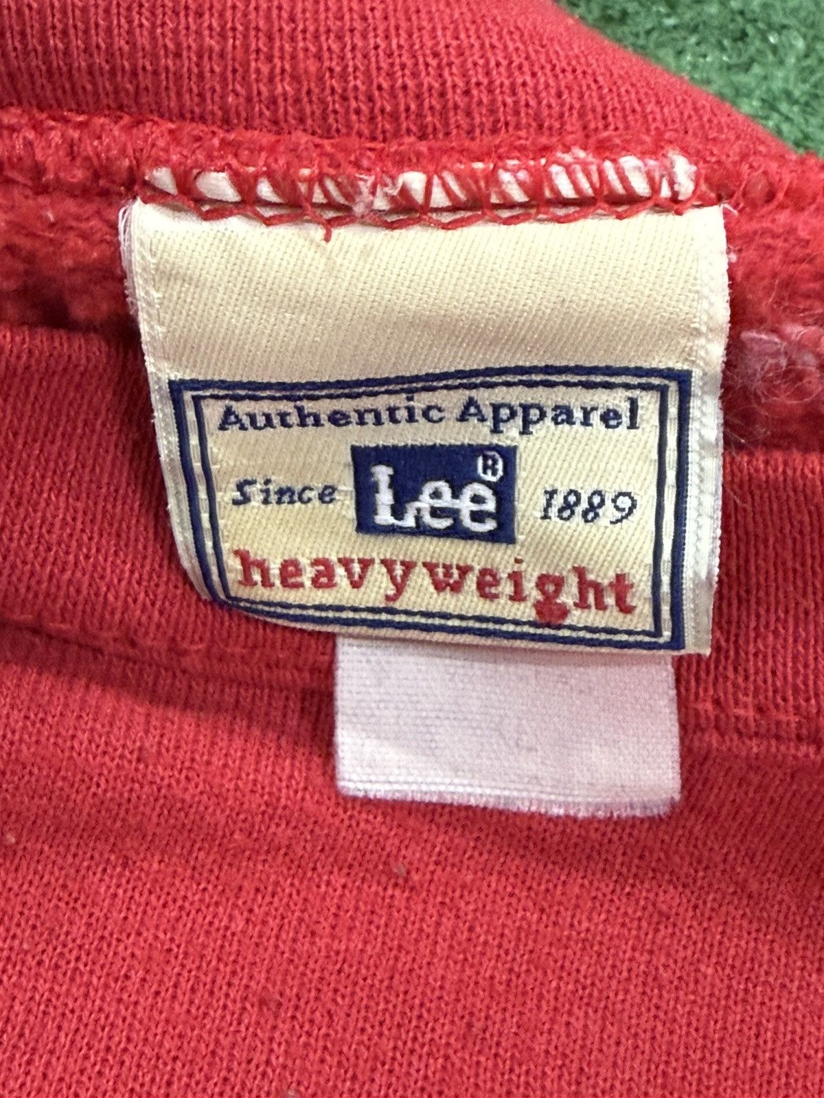 Lee Vintage Lee Heavyweight Blank Crewneck Sweatshirt Size US XL / EU 56 / 4 - 3 Thumbnail