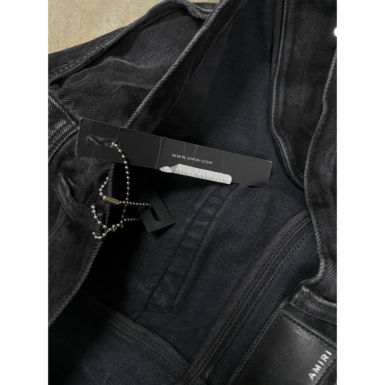 Amiri Amiri Side Logo Black District 1 Size 36 New Size US 36 / EU 52 - 5 Thumbnail