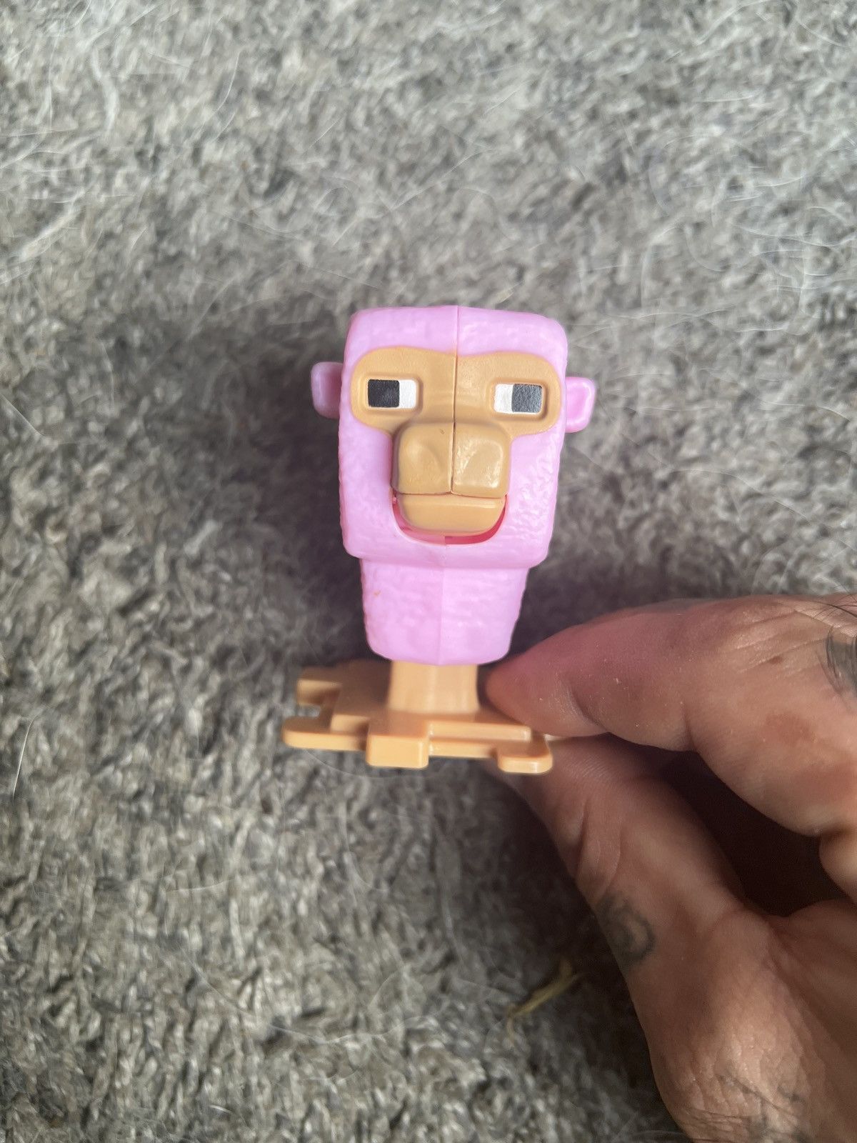 Warner Bros 2025 McDonald’s Minecraft Pink Sheep Figure Size ONE SIZE - 1 Thumbnail