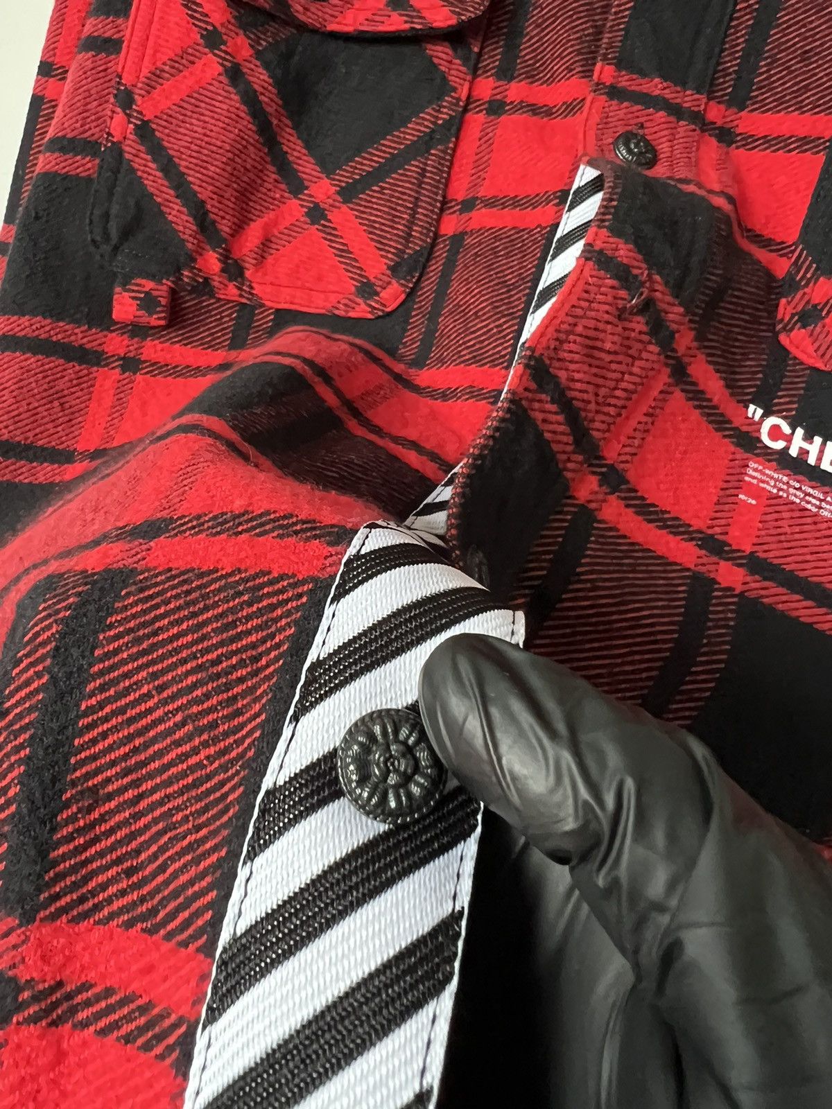 Off-White Off White SSENSE Exclusive “Check Shirt” Flannel Size M Size US M / EU 48-50 / 2 - 11 Thumbnail