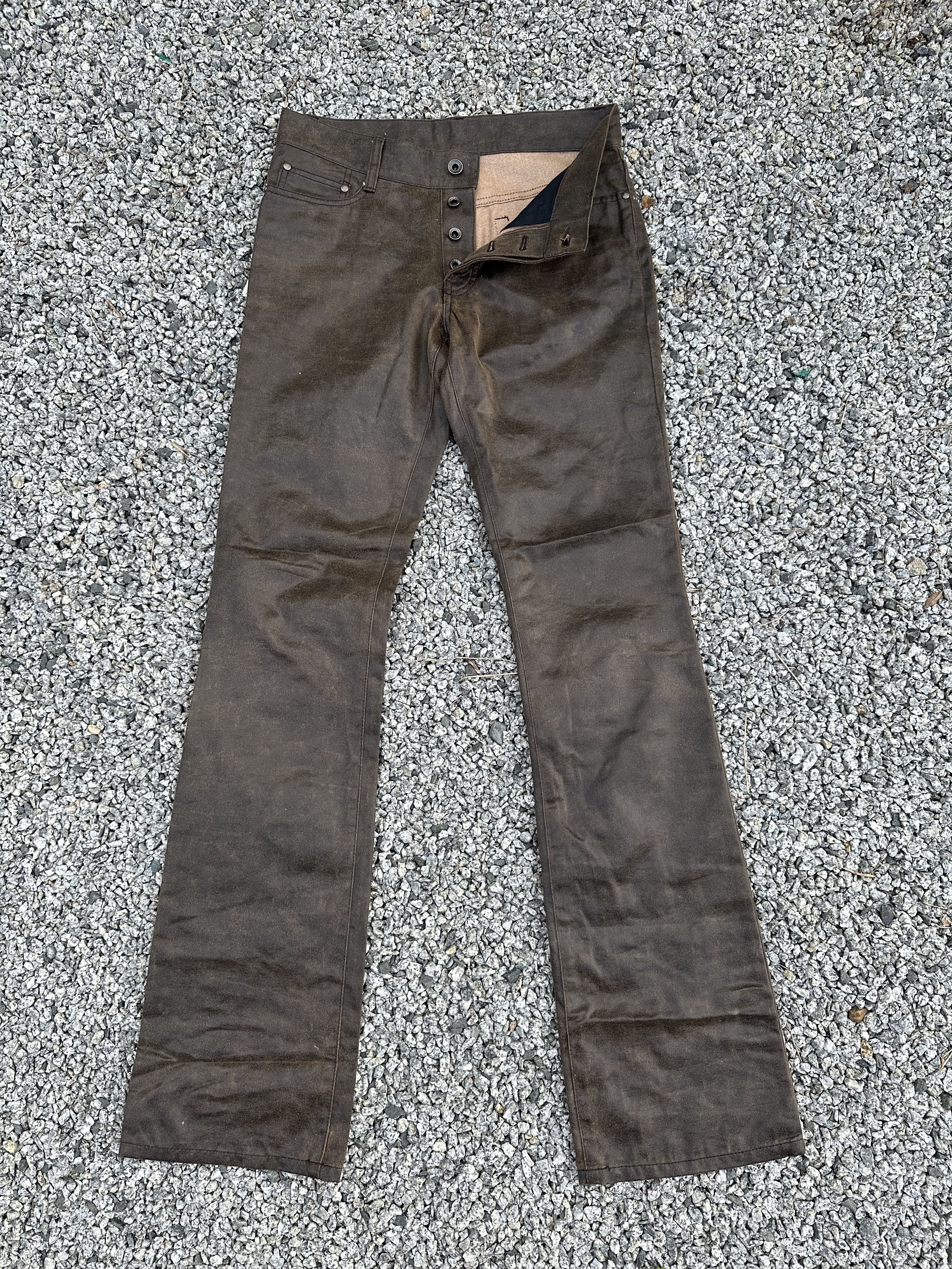 5351 POUR LES HOMMES Rare!! Japanese Brand 5351 Pour Les Homme Glitter Wood Pants Size US 30 / EU 46 - 3 Thumbnail