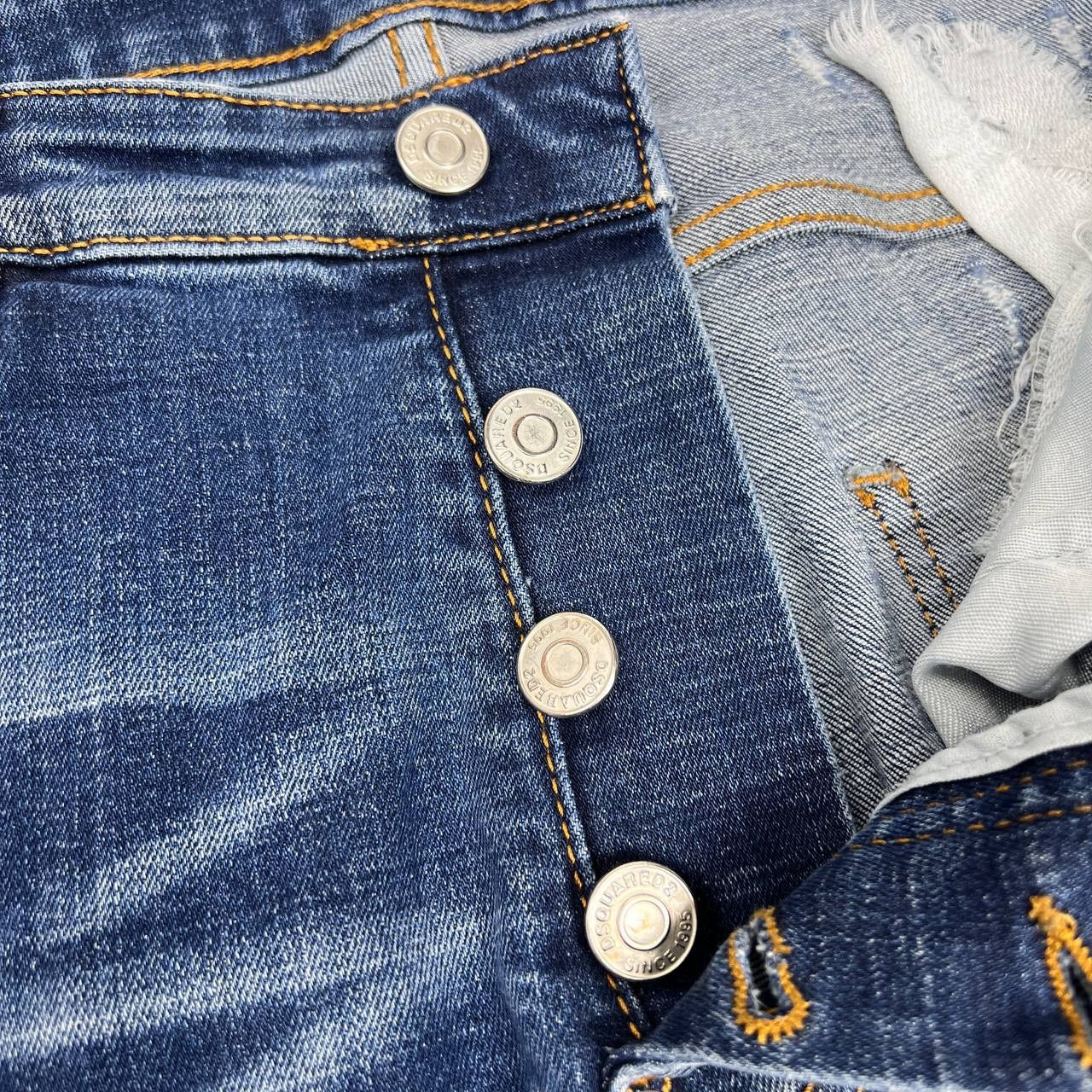 Dsquared2 Dsquared2 Men’s Jeans Distressed Paint Splatter Size US 30 / EU 46 - 10 Thumbnail