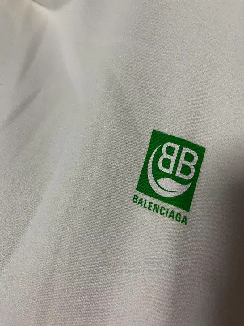 Balenciaga Balenciaga White Eco-Friendly Sweatshirt Size US S / EU 44-46 / 1 - 2 Thumbnail