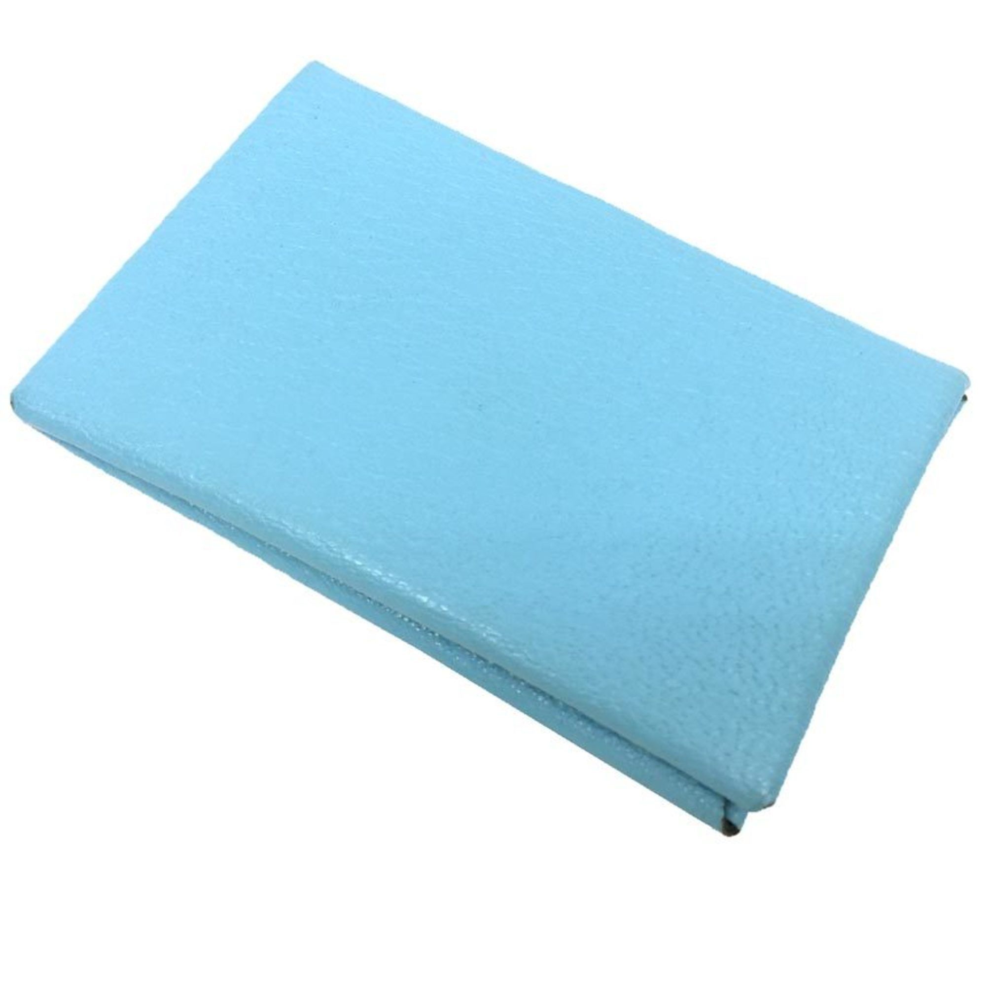 Hermes HERMES Card Case Business Holder CALVI VERSO Calvi Verso Chevre Light Blue Size ONE SIZE - 1 Thumbnail