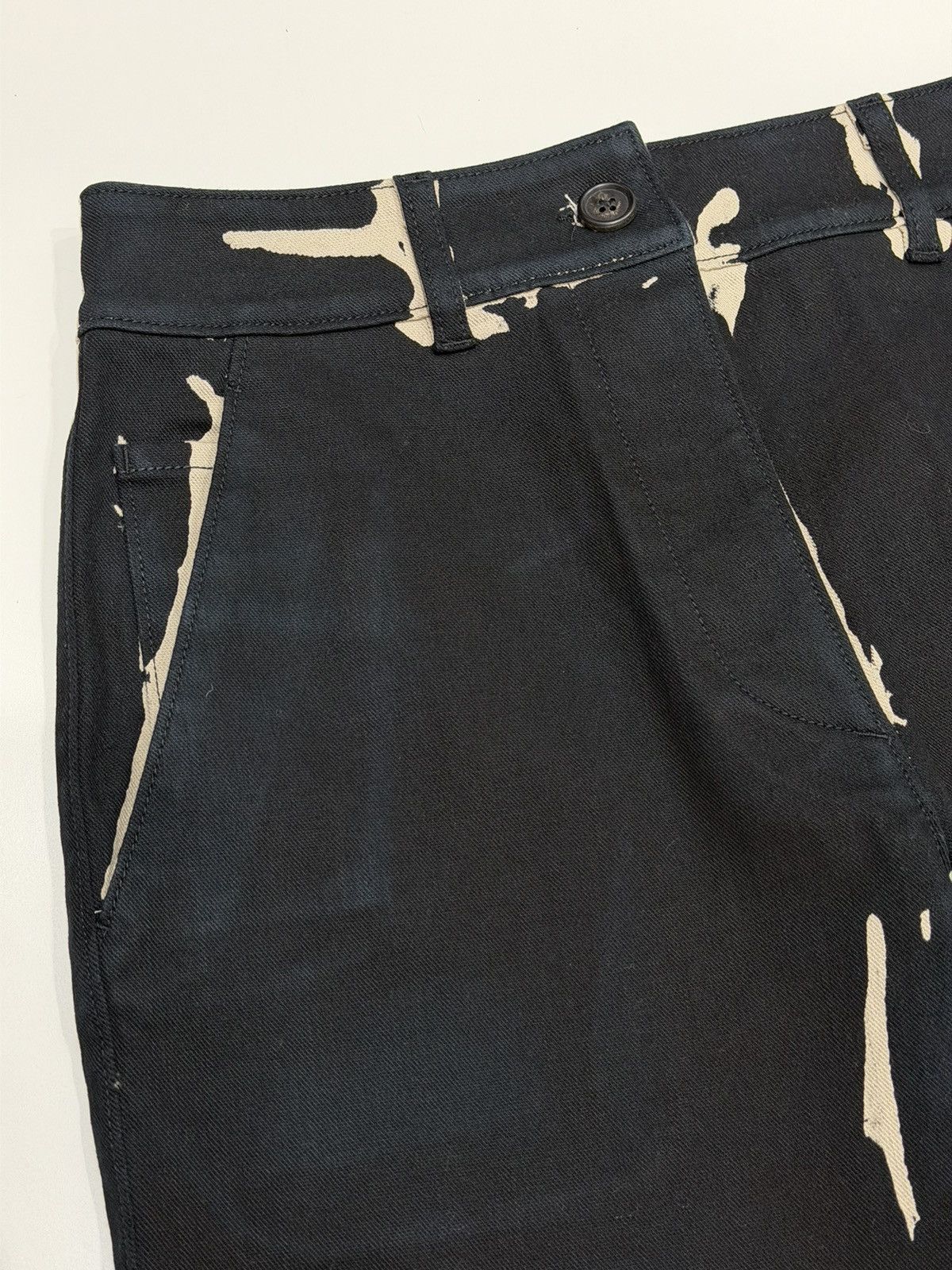 Prada PRADA FW 2018 Overdyed Back Logo Patch Pants Runway Jeans Size US 30 / EU 46 - 9 Thumbnail