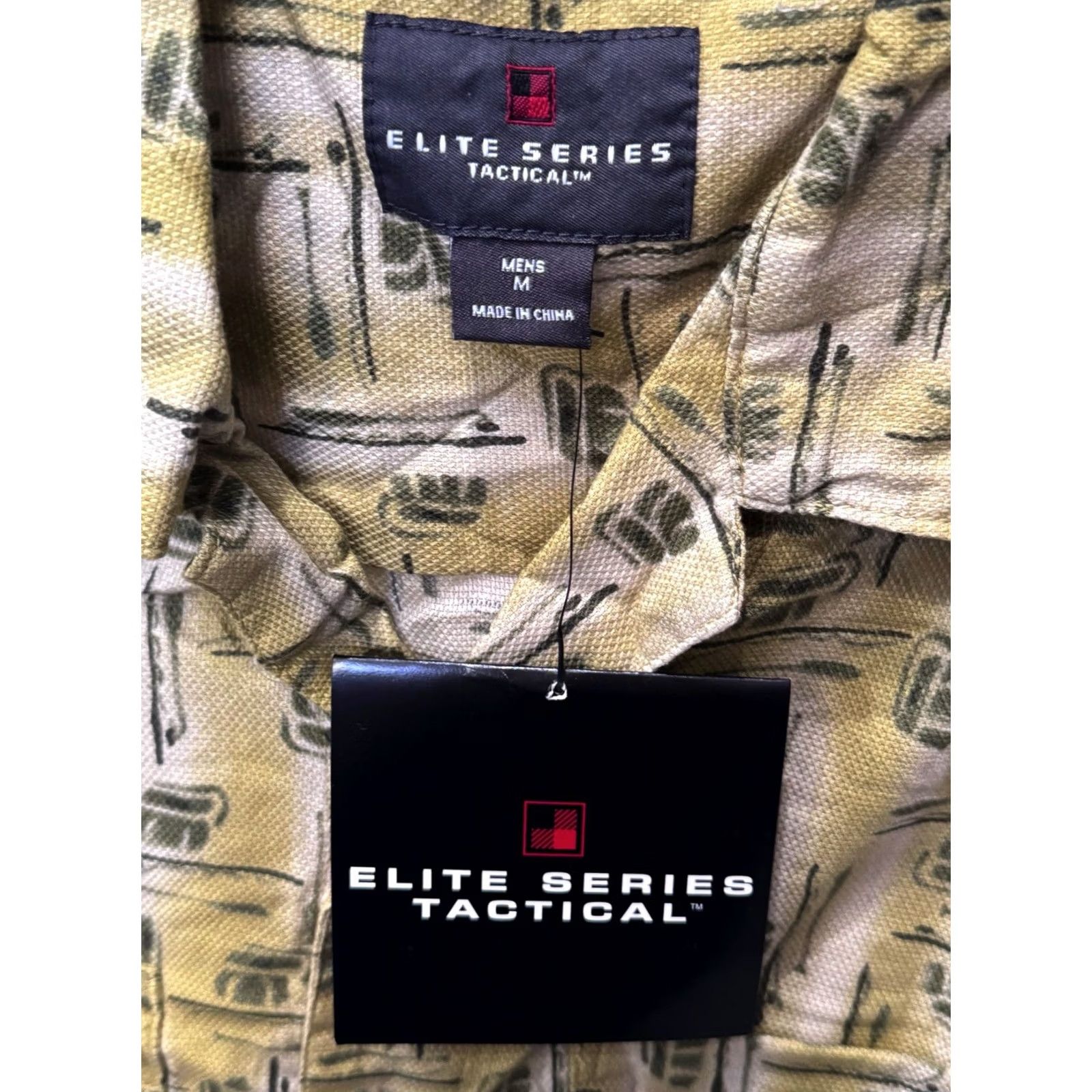 Vintage NWT Elite Series Tactical SHORT SLEEVE BUTTON UP SHIRT Medium M Size US M / EU 48-50 / 2 - 5 Thumbnail