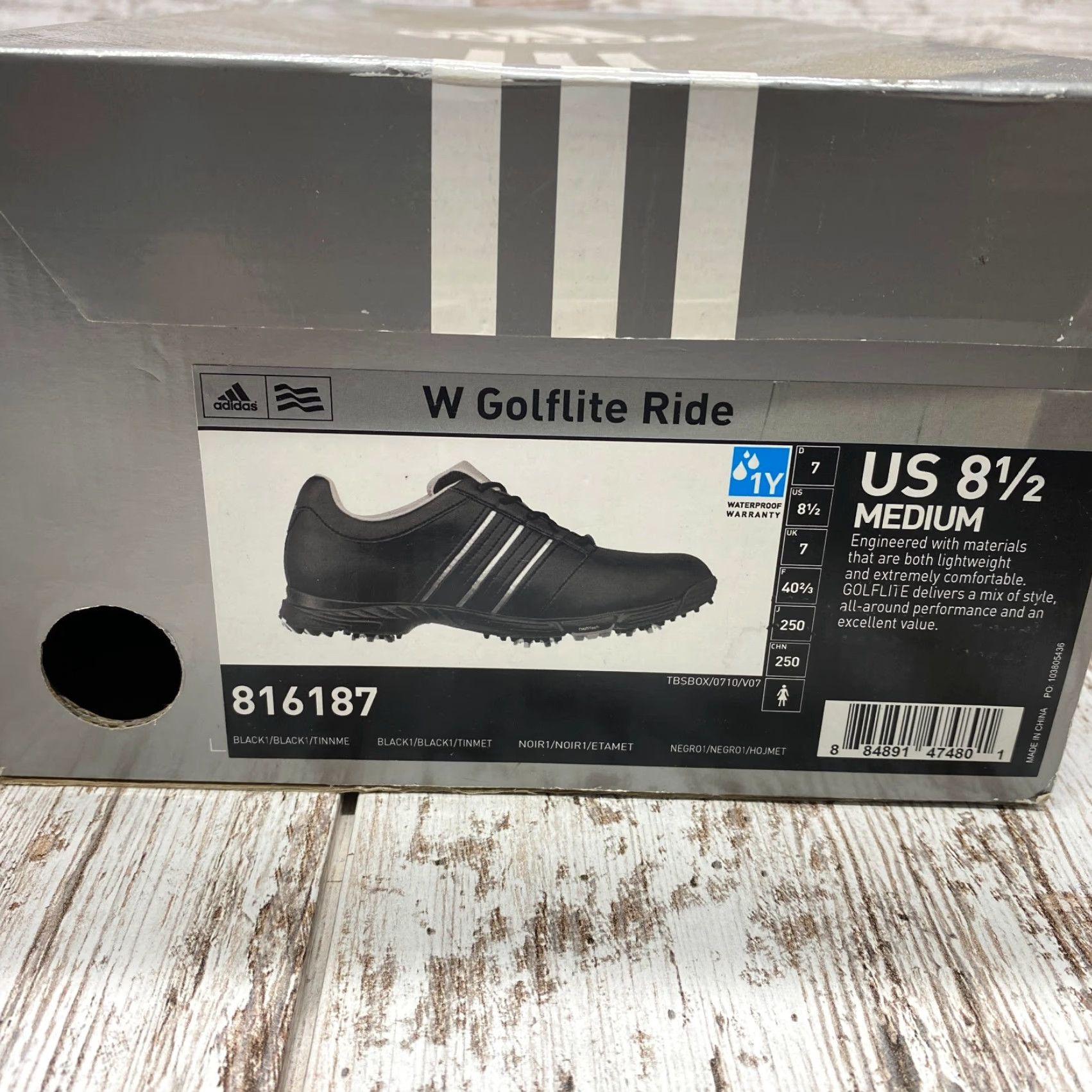 Adidas NWB Adidas Golf Lite 816187 Unisex Size 8.5M Lace Up Black GOLF Shoes NEW 1204 Size US 9 / EU 42 - 7 Thumbnail