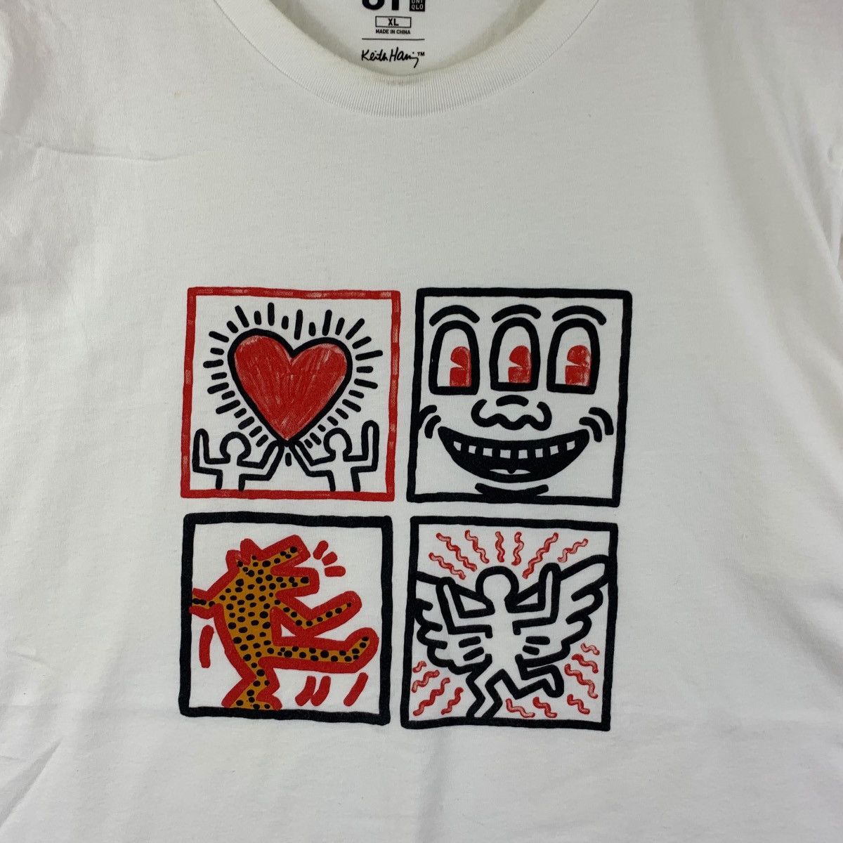 Uniqlo KEITH HARING x UNIQLO White Eyes Fly Pop Art Artist Tee Size US XL / EU 56 / 4 - 4 Thumbnail