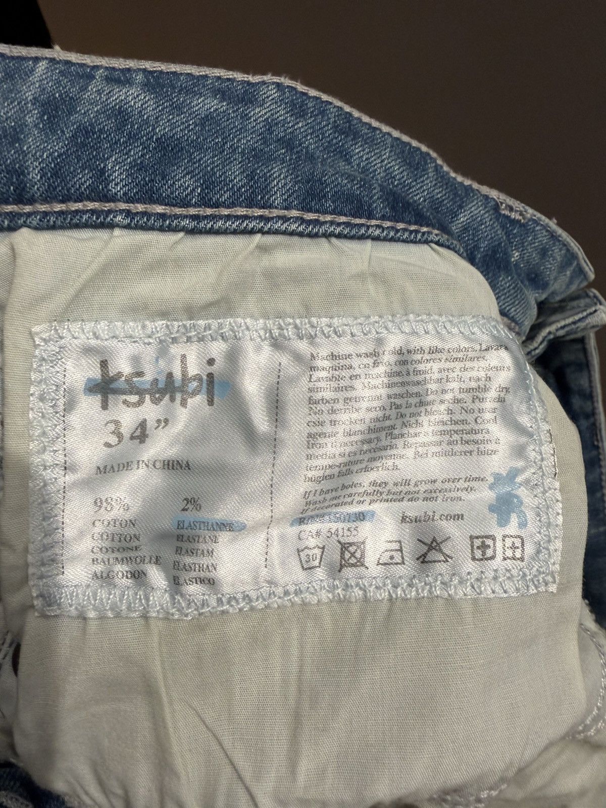 Ksubi Ksubi Chitch Punk Blue Thrashed Jeans Size 34 Size US 34 / EU 50 - 12 Thumbnail
