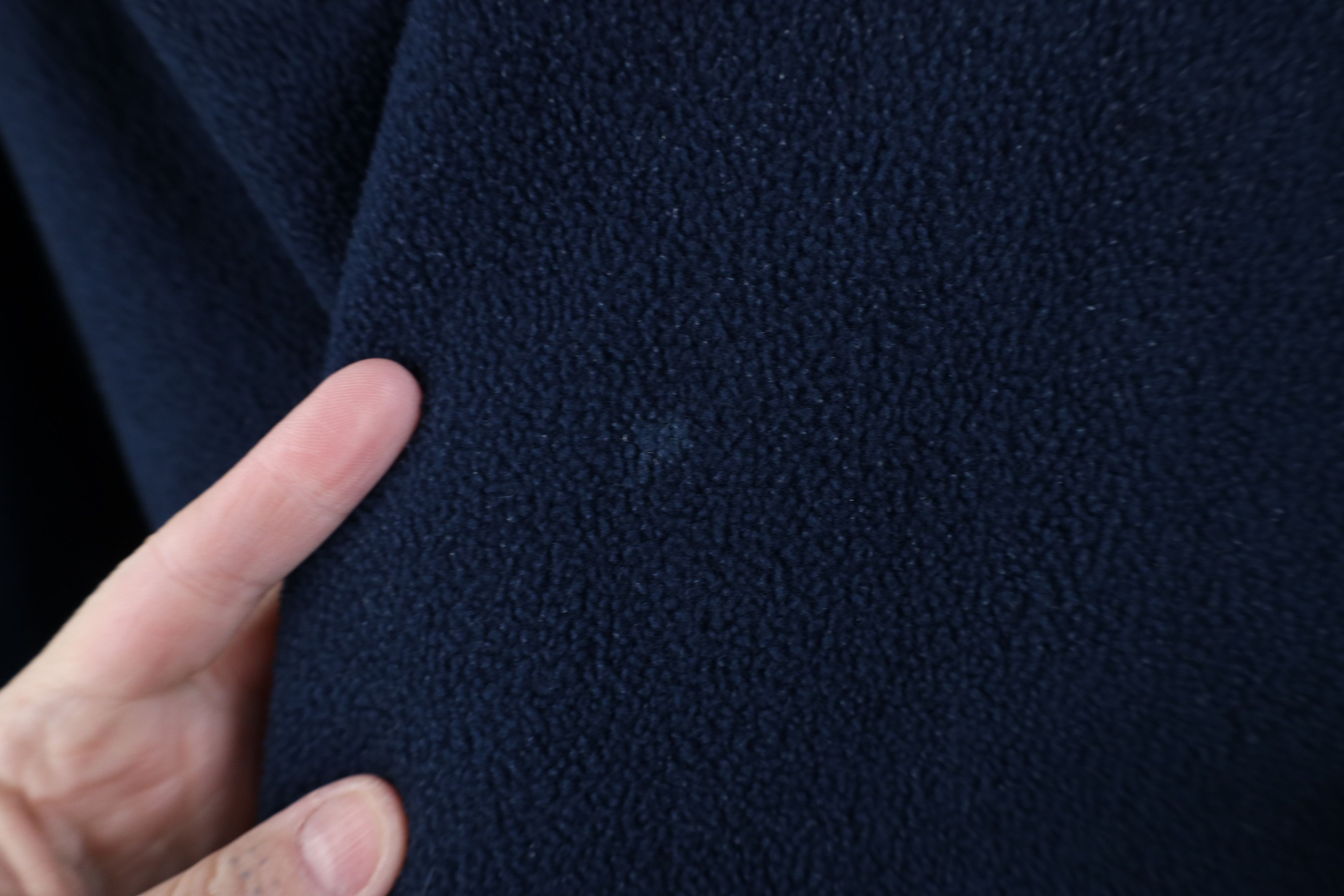 Gap Vintage 90s Y2K Gap Blank Thick Fleece V-Neck Sweater Blue Size US L / EU 52-54 / 3 - 4 Thumbnail