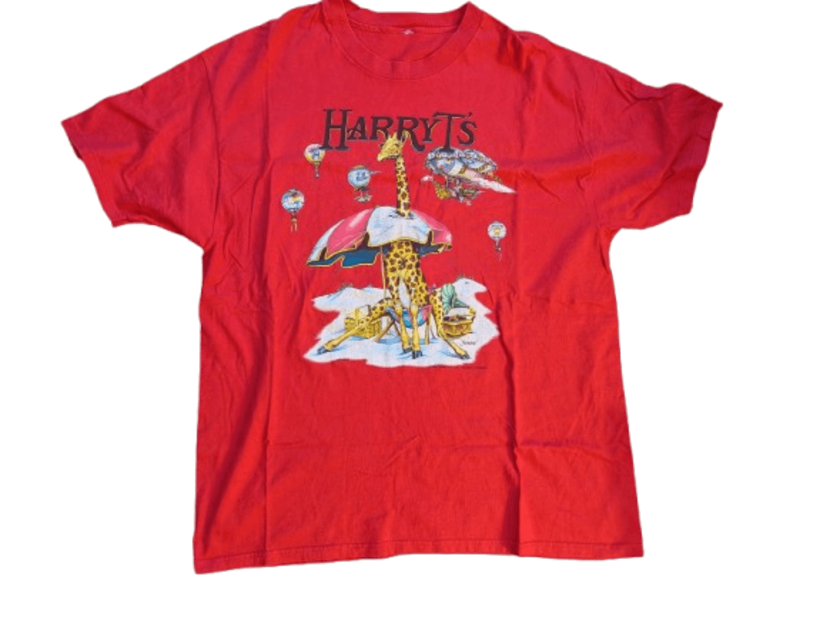 Vintage Vintage 1994 Harry T's Destin Yatch Club promo beach shirt Size US XL / EU 56 / 4 - 1 Thumbnail