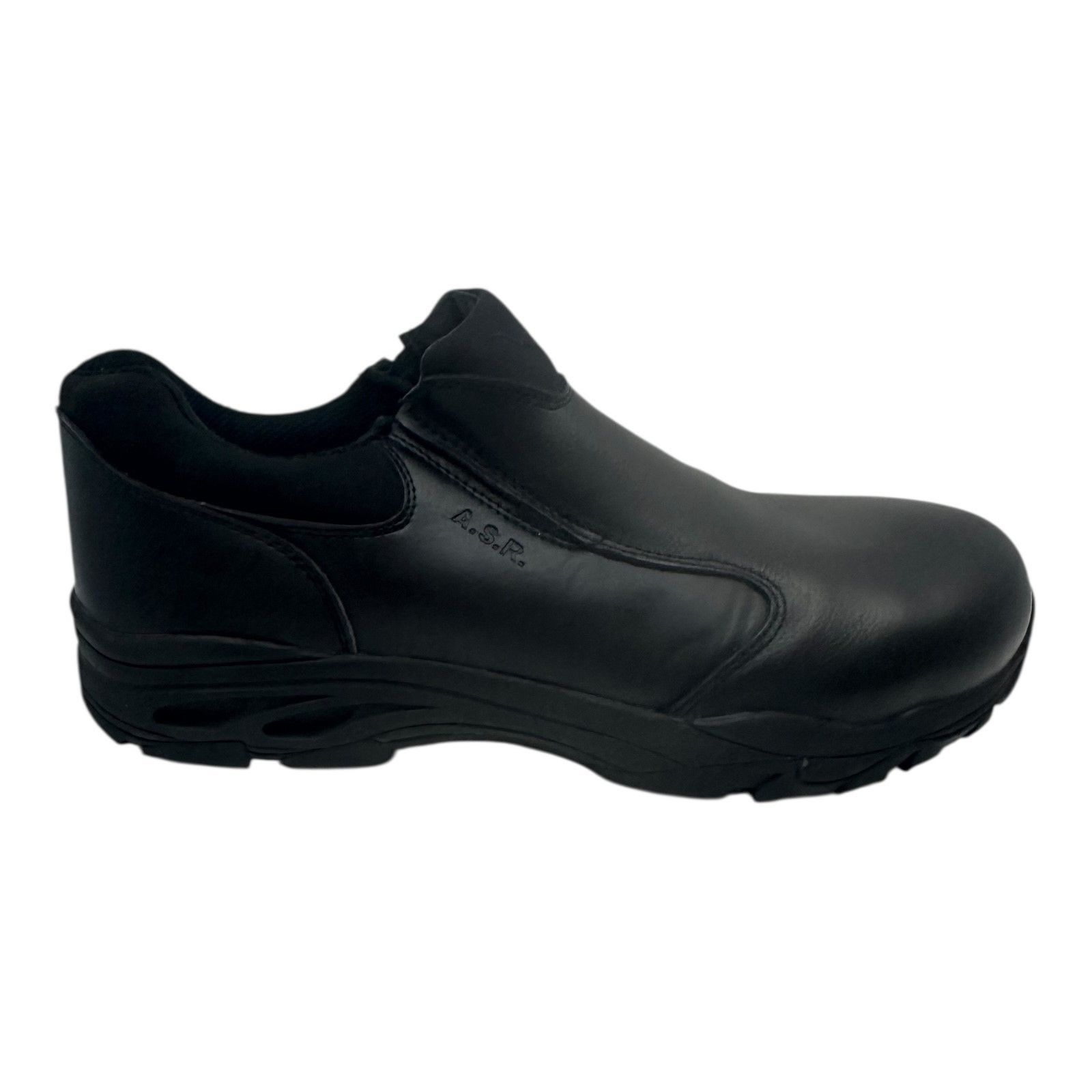 Thorogood Thorogood Unisex M4 W6 ASR Slip-Resistant Black Leather Work Size US 6 / IT 36 - 11 Thumbnail