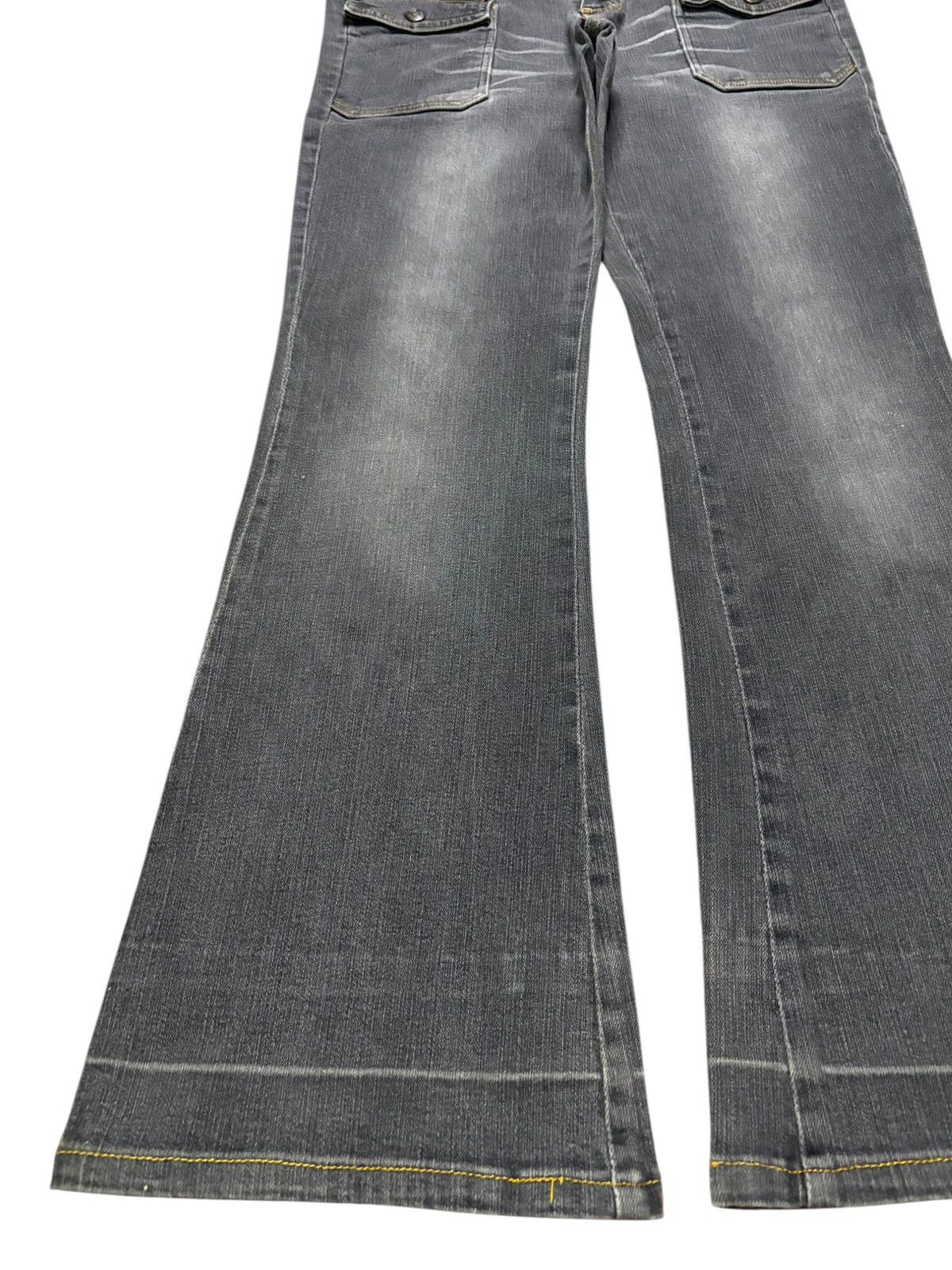 Japanese Brand Vintage Japanese Brand Bush Pant Faded Wash Flare Jeans Size US 30 / EU 46 - 6 Thumbnail