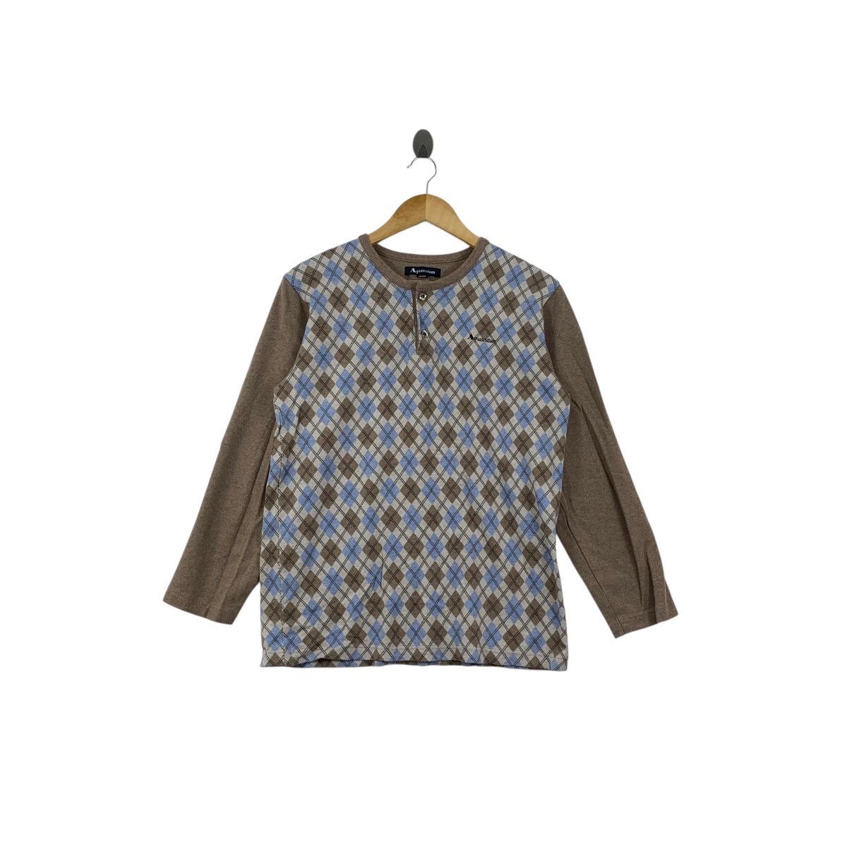 Aquascutum Vintage AQUASCUTUM LONDON Argyle Nova Checks Sweatshirt Size M / US 6-8 / IT 42-44 - 1 Thumbnail