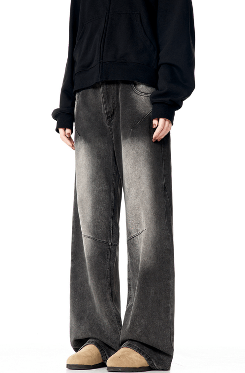 Japanese Brand × Jean American men's retro black loose straight trendy jeans Size US 32 / EU 48 - 3 Thumbnail