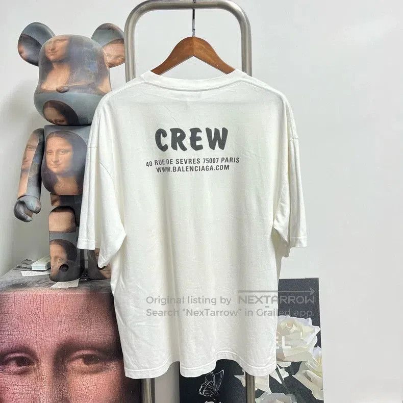 Balenciaga Balenciaga CREW Short Sleeve Tee. Size US L / EU 52-54 / 3 - 2 Thumbnail