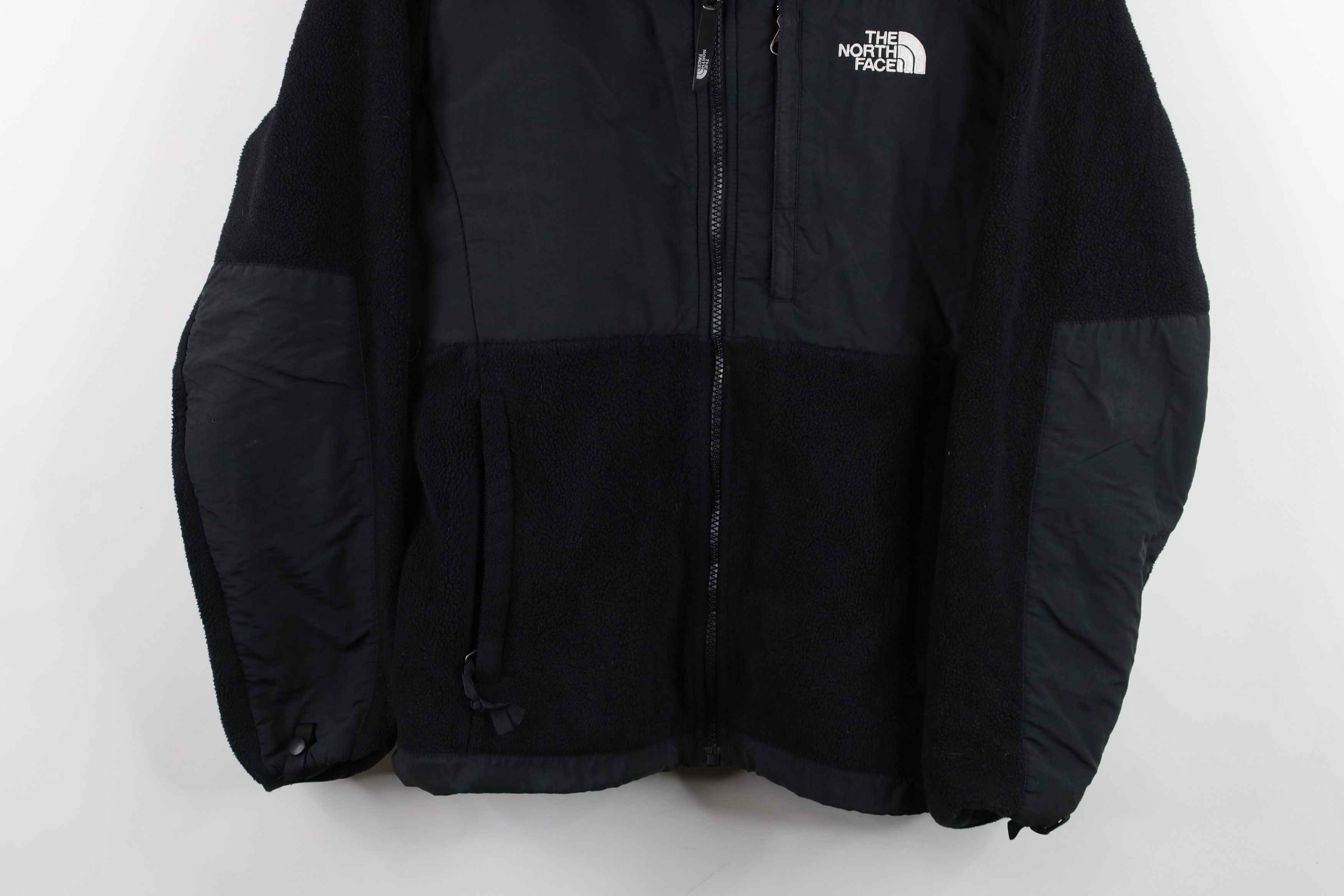 The North Face × Vintage Vintage The North Face Distressed Denali Fleece Jacket Black Size M / US 6-8 / IT 42-44 - 3 Thumbnail