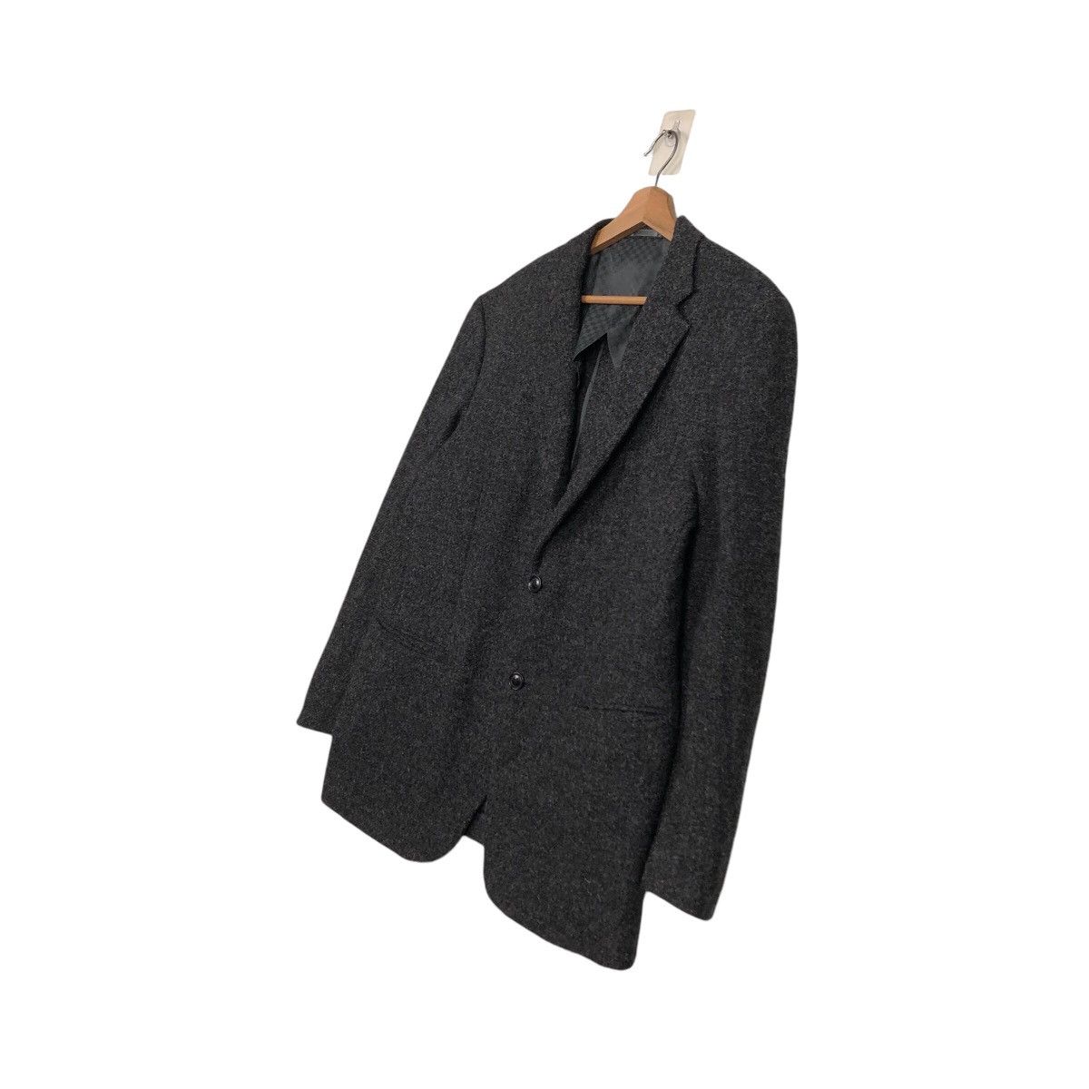 Harris Tweed 📌Vintage Wool Jacket Hand Woven Harris Tweed Herringbone Size US L / EU 52-54 / 3 - 3 Thumbnail