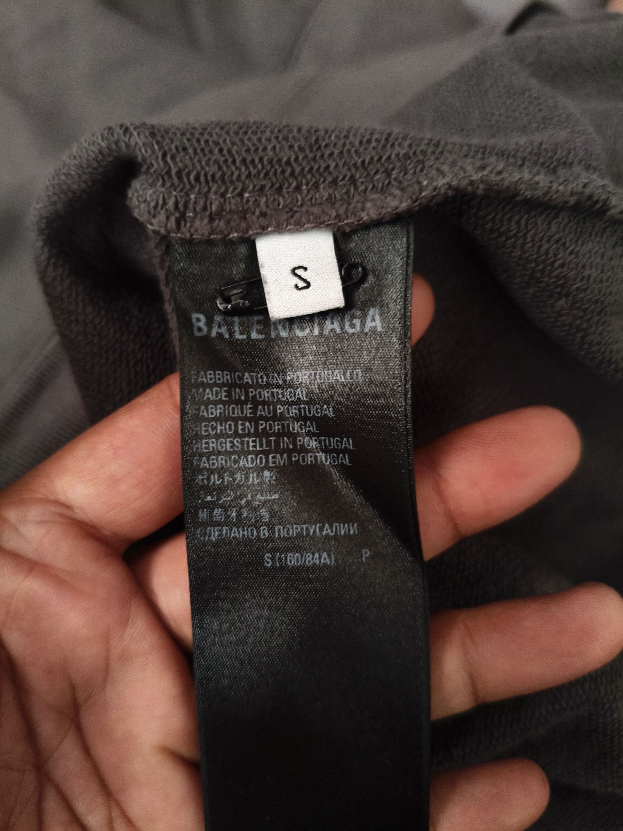 Balenciaga Balenciaga Embroidered Classic Logo Gray Size US XL / EU 56 / 4 - 4 Thumbnail