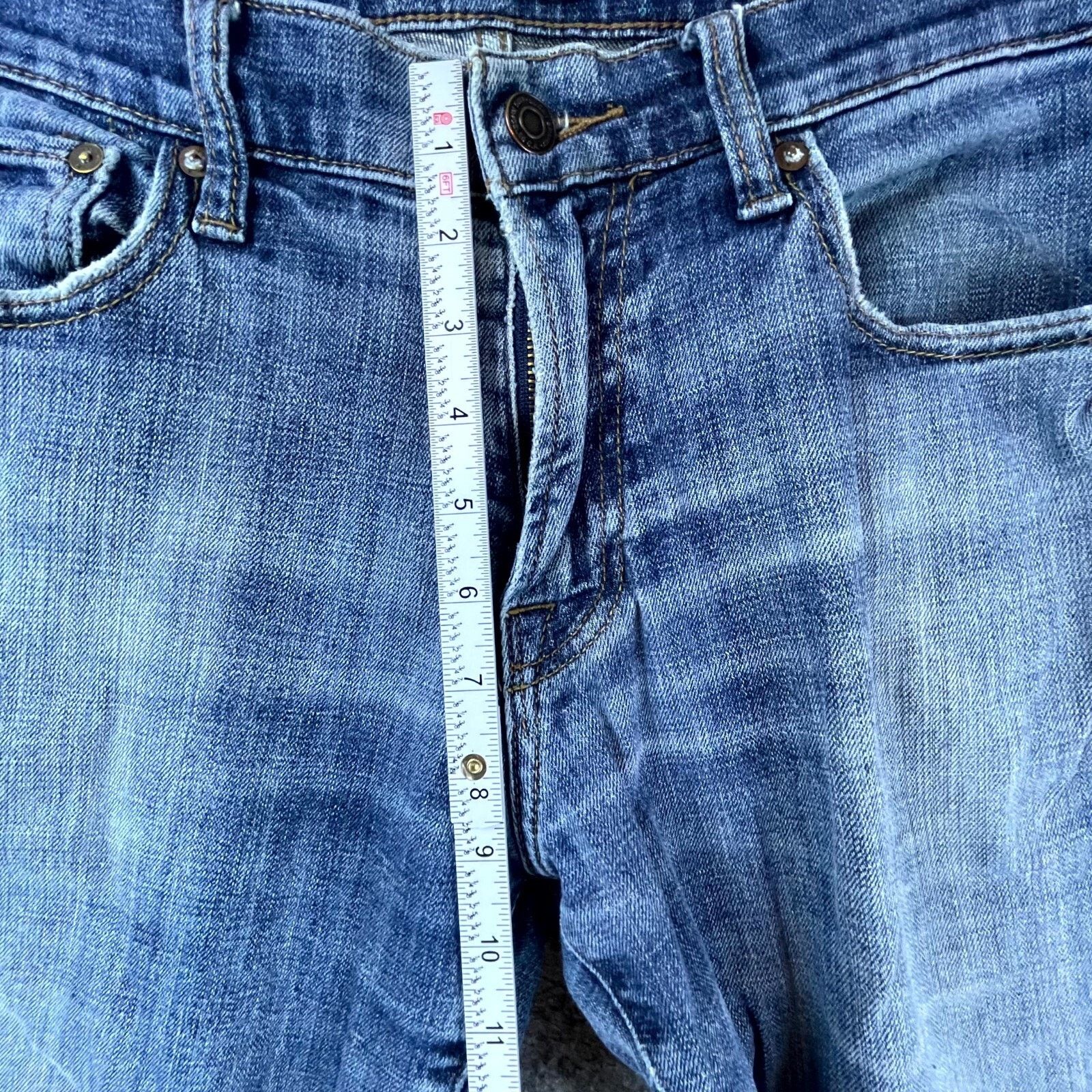Lucky Brand Lucky Brand 221 Straight Jeans Mens 32 Blue Cotton Stretch Size US 32 / EU 48 - 8 Thumbnail