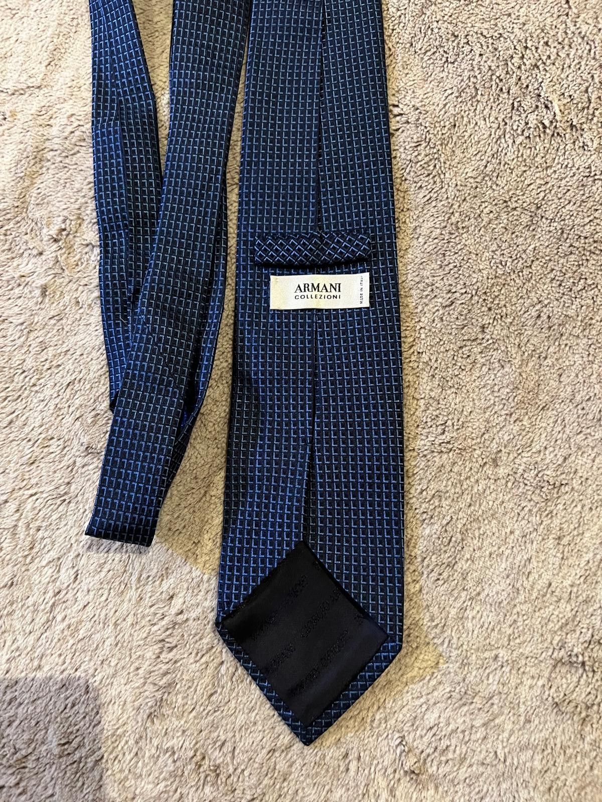 Armani Collezioni Armani Collezioni long silk tie Size 46 - 2 Thumbnail