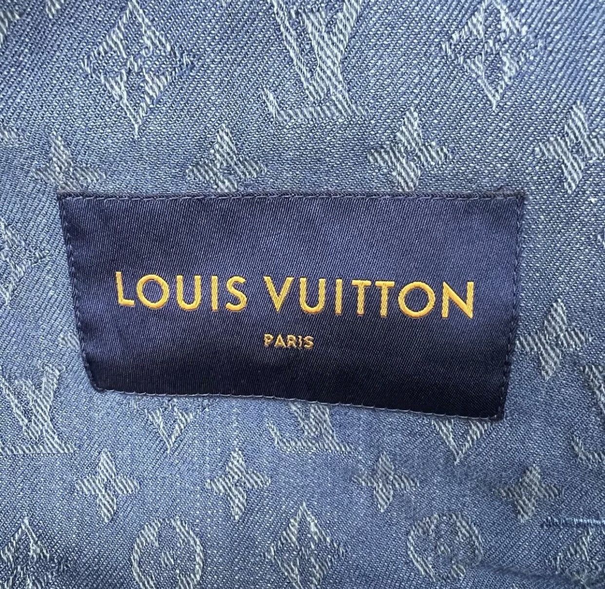 Louis Vuitton Louis Vuitton LV blue floral print denim jacket2412- Size M / US 6-8 / IT 42-44 - 7 Thumbnail